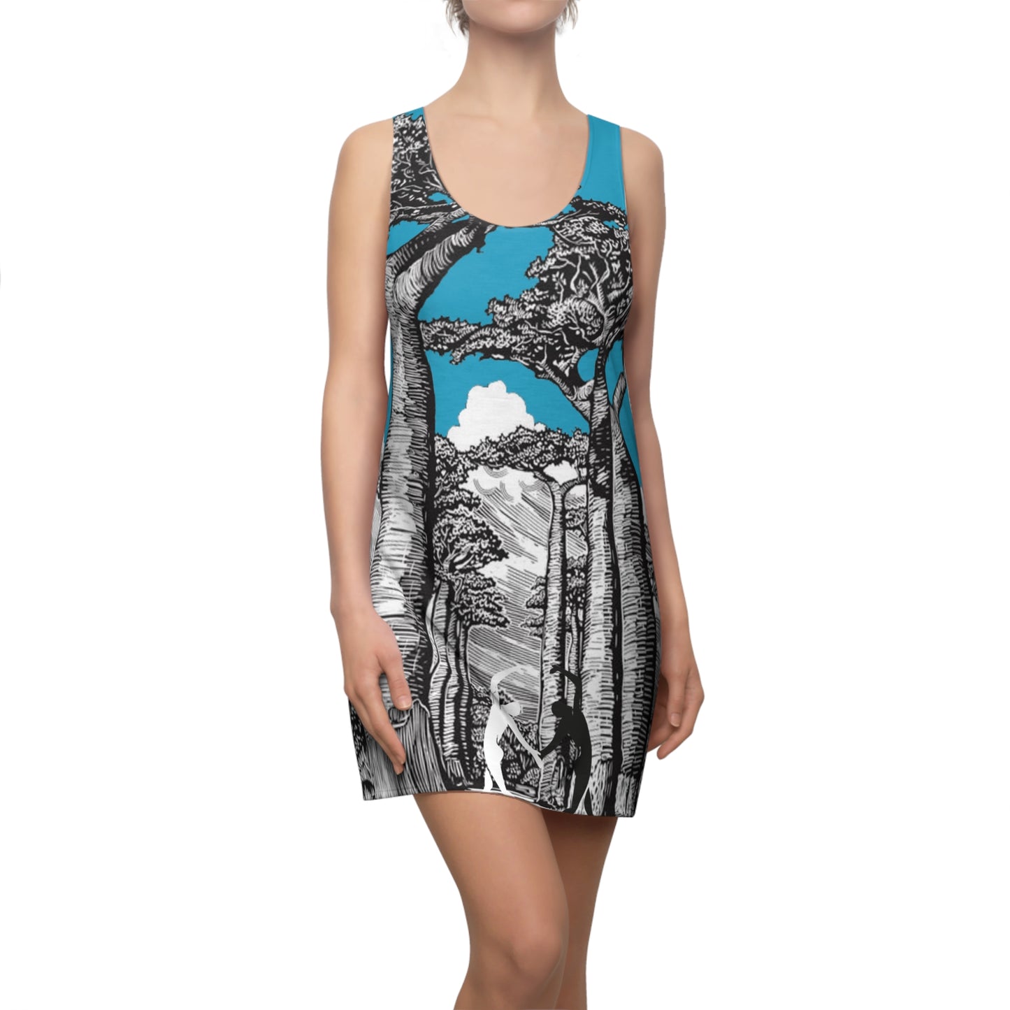 Women's BAOBAB Cut & Sew Racerback Dress (AOP)