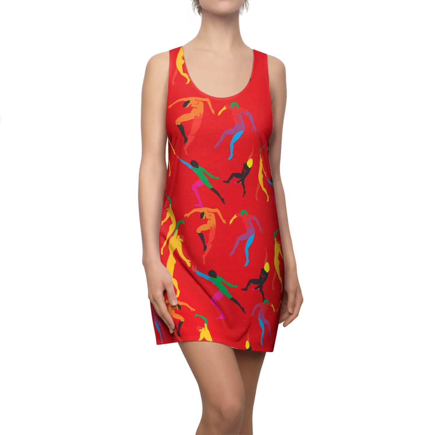 Women's SOLSTICE DANCE Cut & Sew Racerback Dress (AOP)
