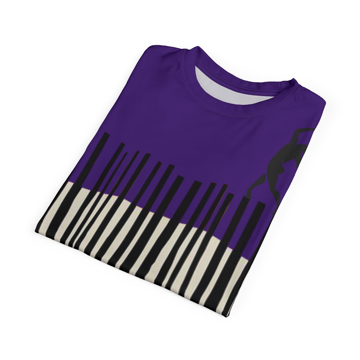 SOLSTICE Bamboo purple Unisex Cut & Sew Tee (AOP)