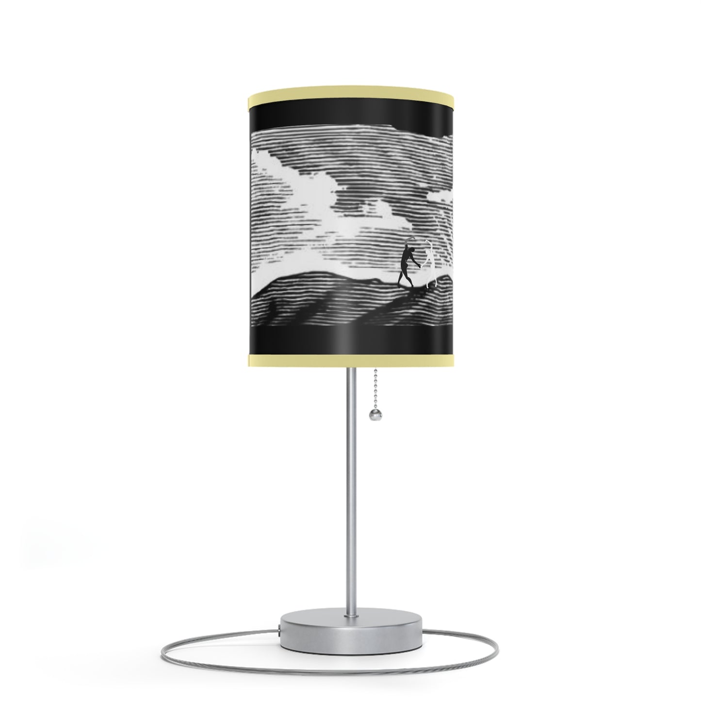 Solstice Engraved Sunrise Lamp on a Stand, US|CA plug