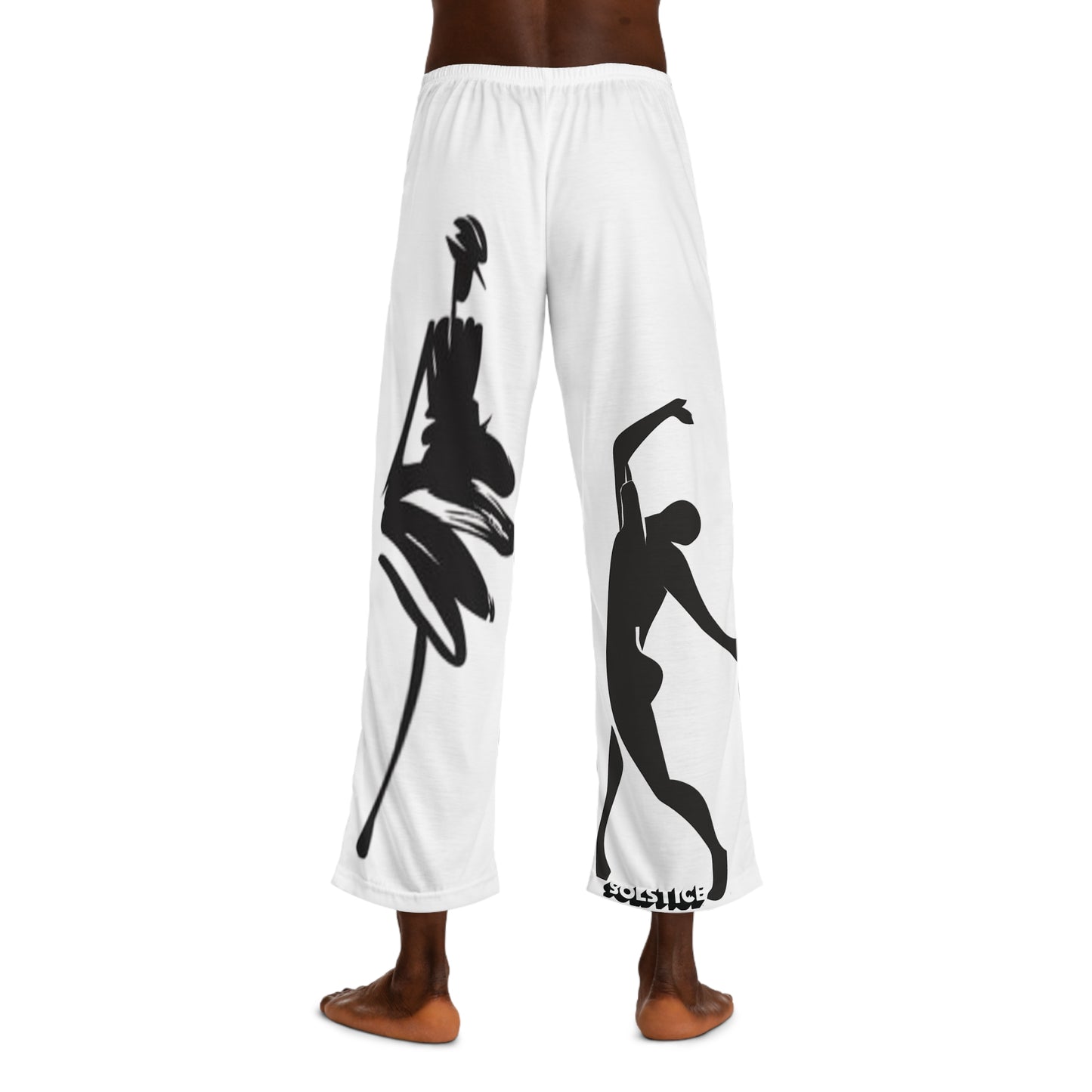 SOLSTICE Fashionist 2 Men's Pajama White Pants (AOP)