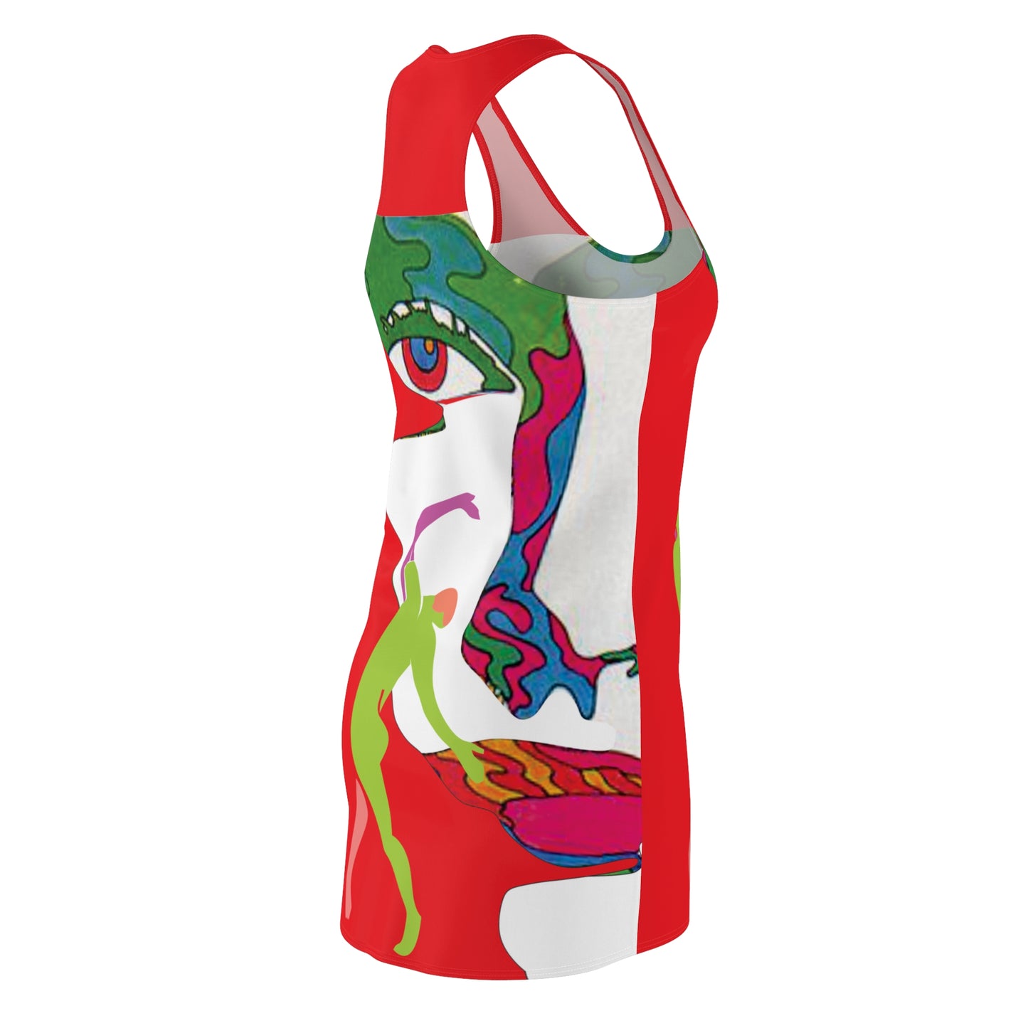 Women's POP ART Cut & Sew Racerback Dress (AOP)
