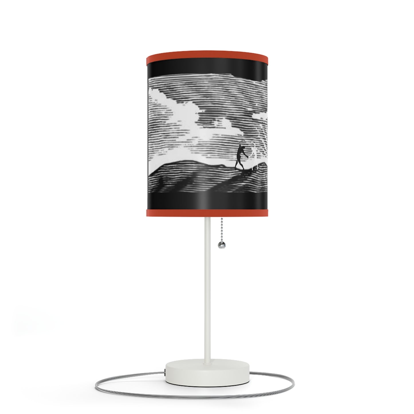 Solstice Engraved Sunrise Lamp on a Stand, US|CA plug