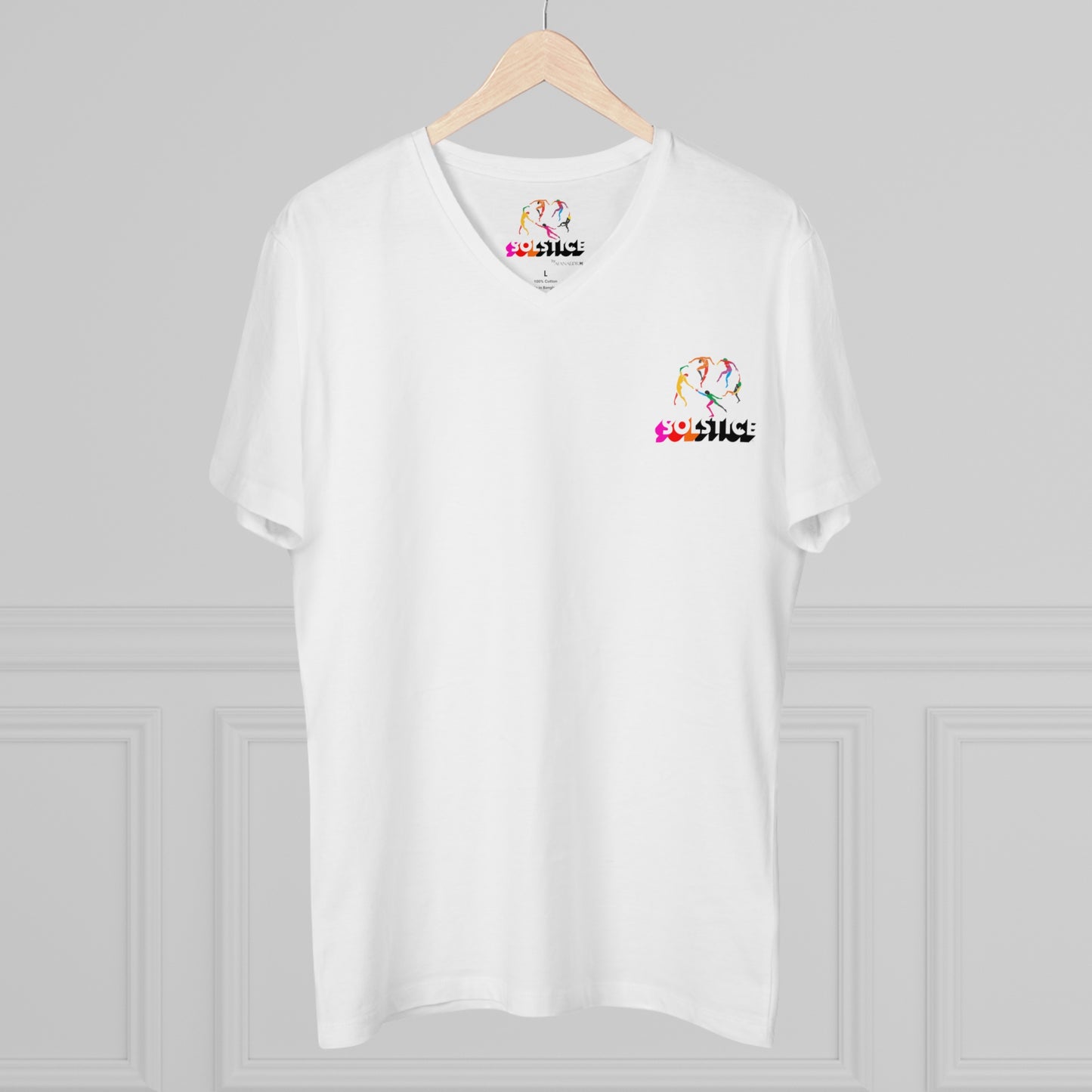 Solstice Dance Men’s Presenter V-neck 1 white