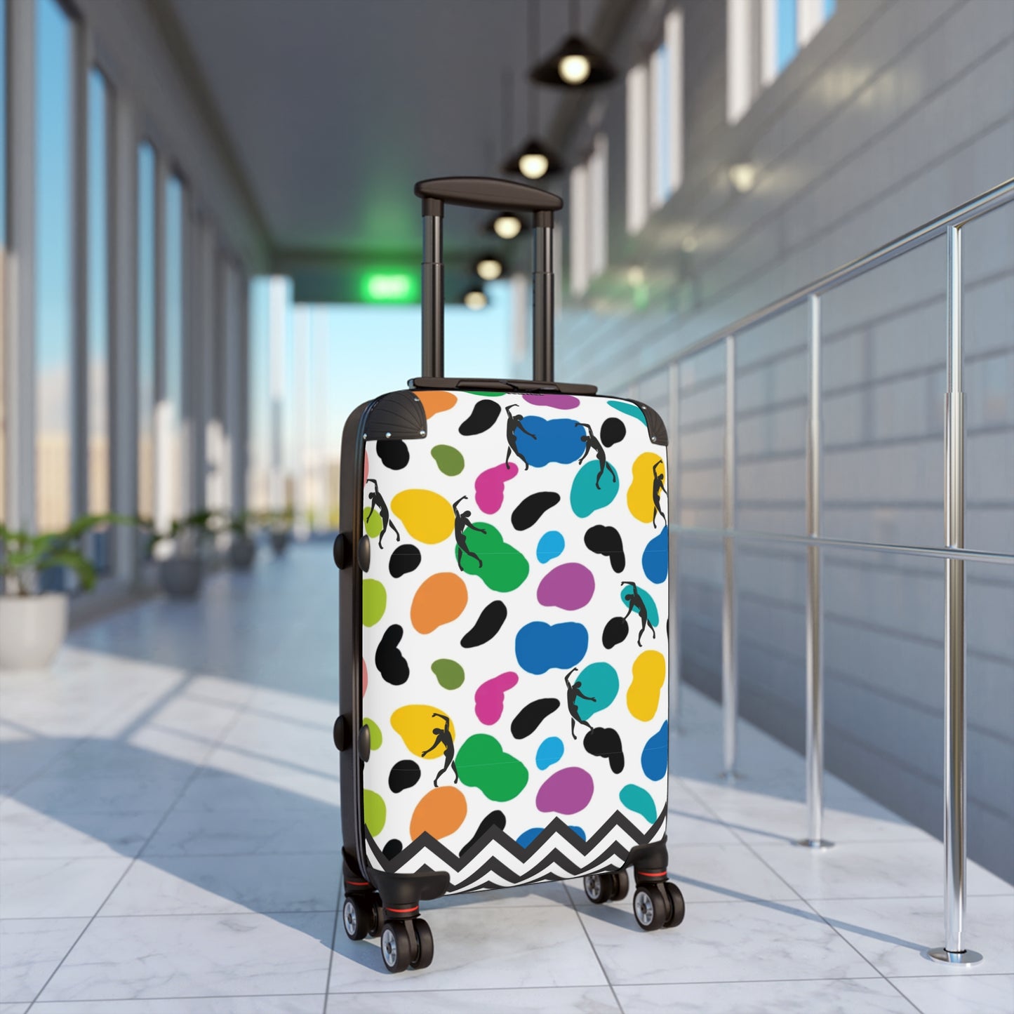 SOLSTICE Animal print Matisse dancers Suitcase