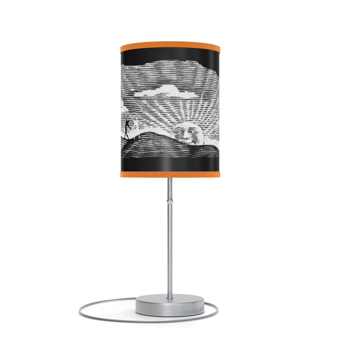 Solstice Engraved Sunrise Lamp on a Stand, US|CA plug