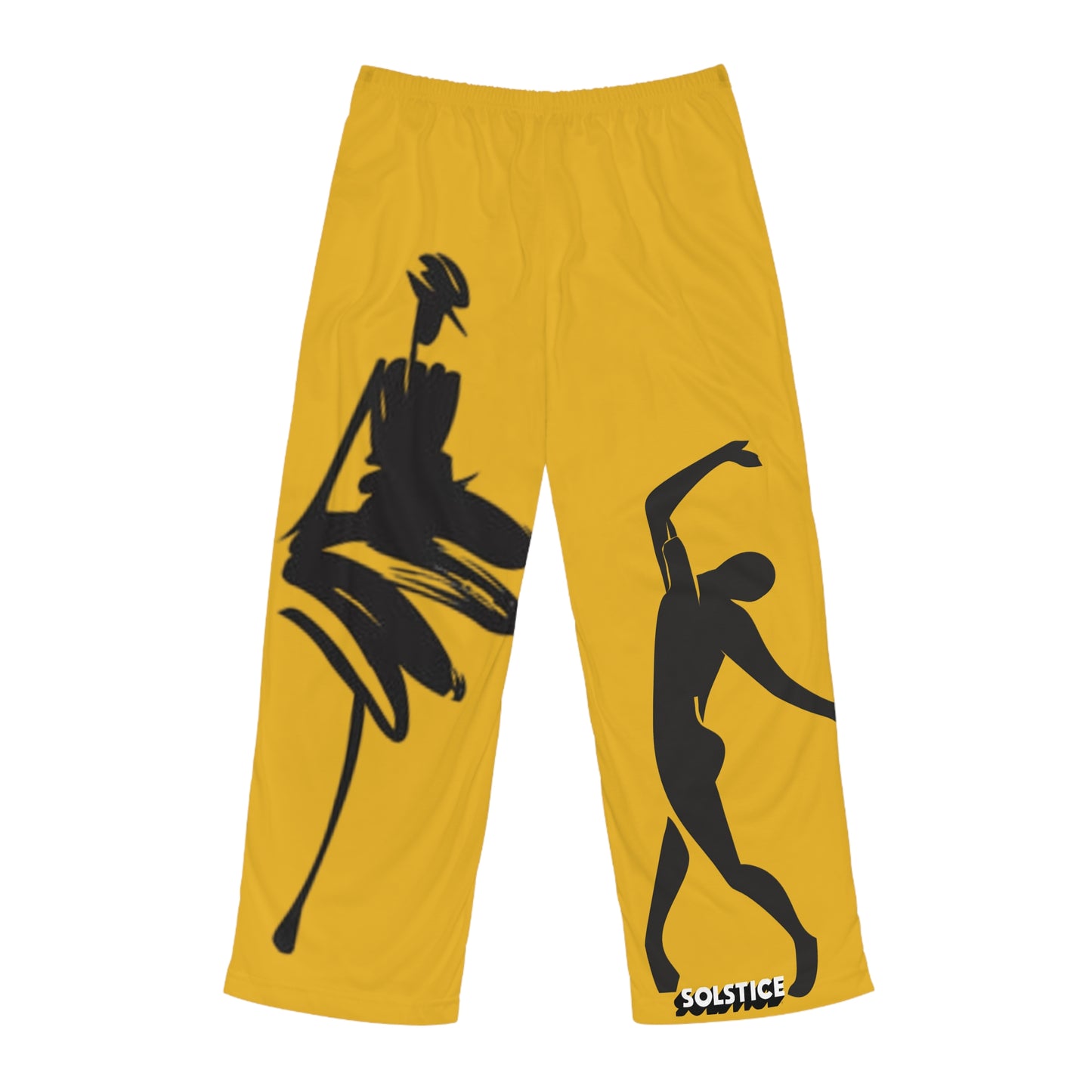 SOLSTICE Fashionist 2 Men's Pajama Yellow Pants (AOP)