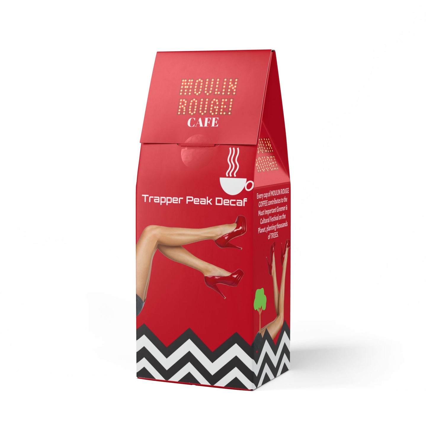 SOLSTICE MOULIN ROUGE Trapper Peak Decaf Coffee Blend (Medium Roast)