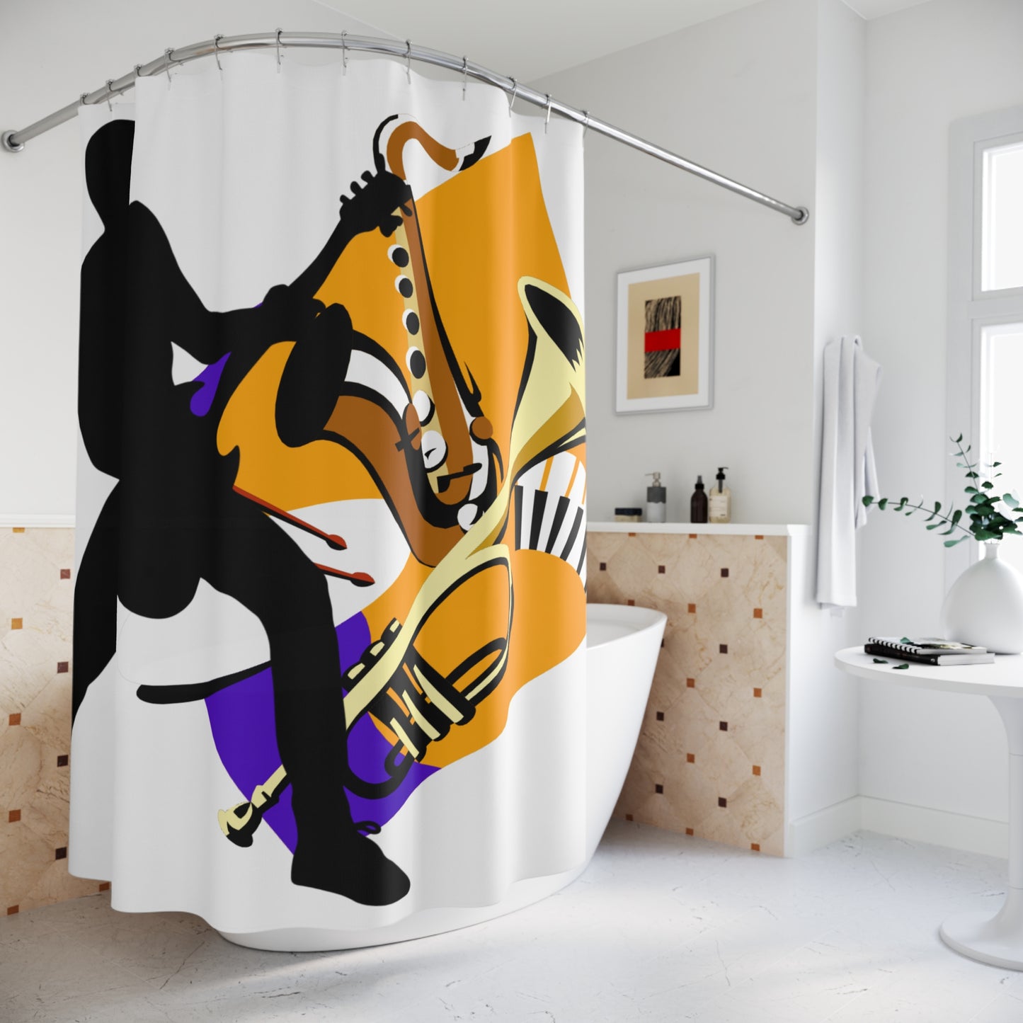 SOLSTICE Shower Curtain music 8