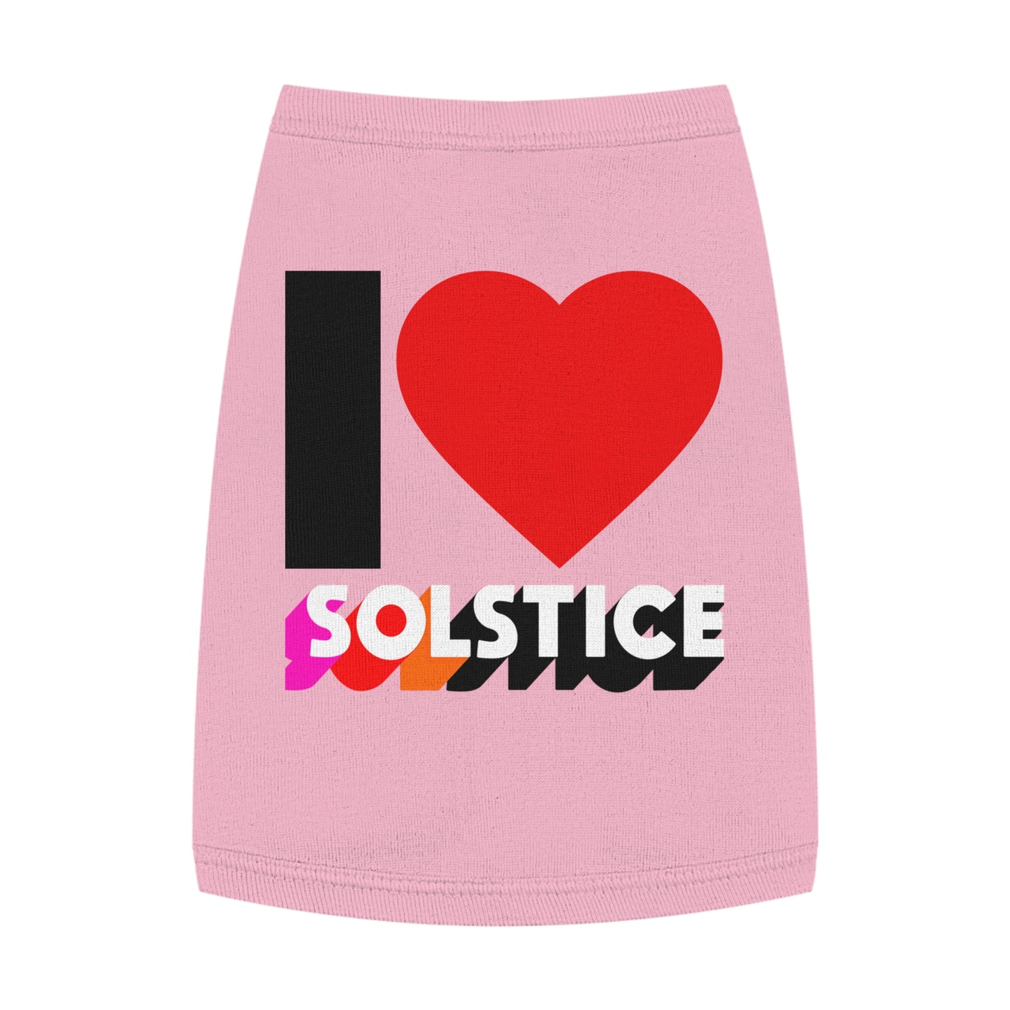 I LOVE SOLSTICE Pet Tank Top