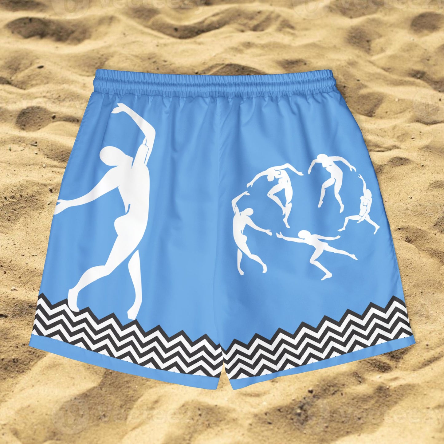 Unisex Blue SOLSTICE Swim Shorts (AOP)