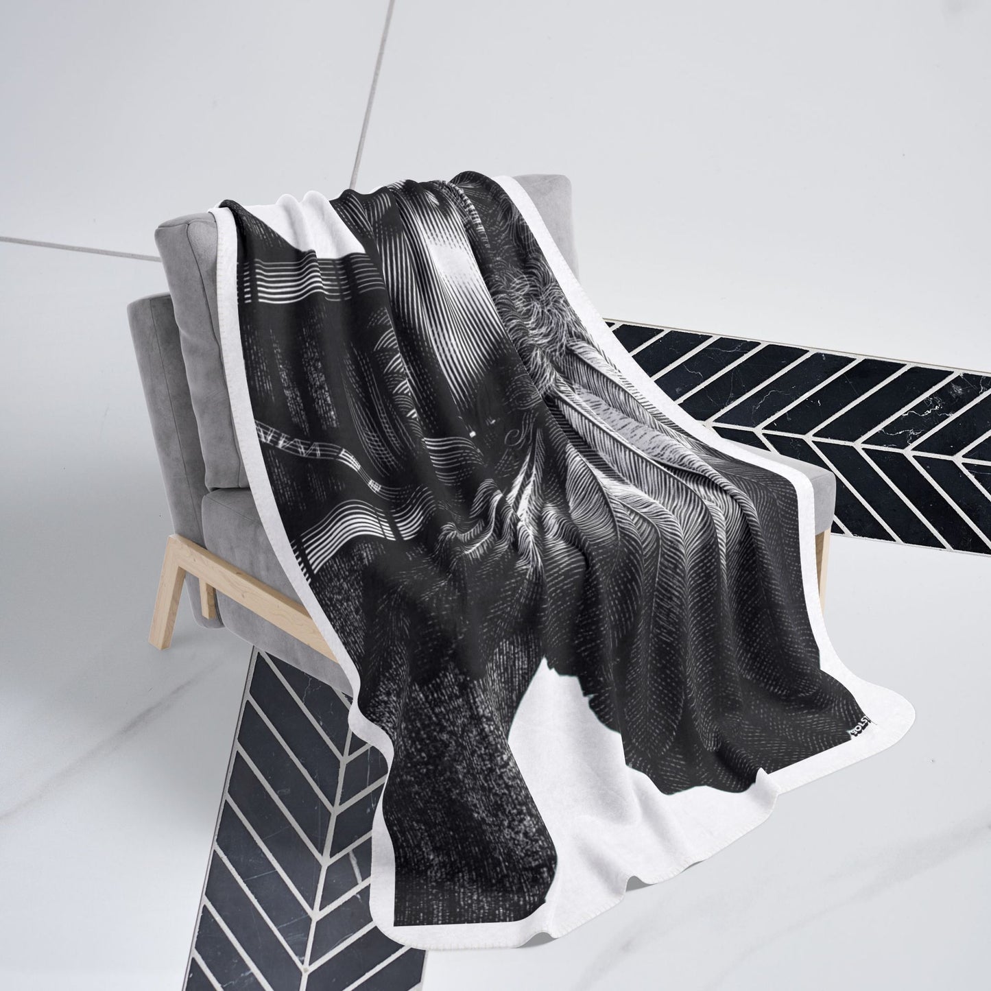 Solstice Shaman Fleece Sherpa Blanket