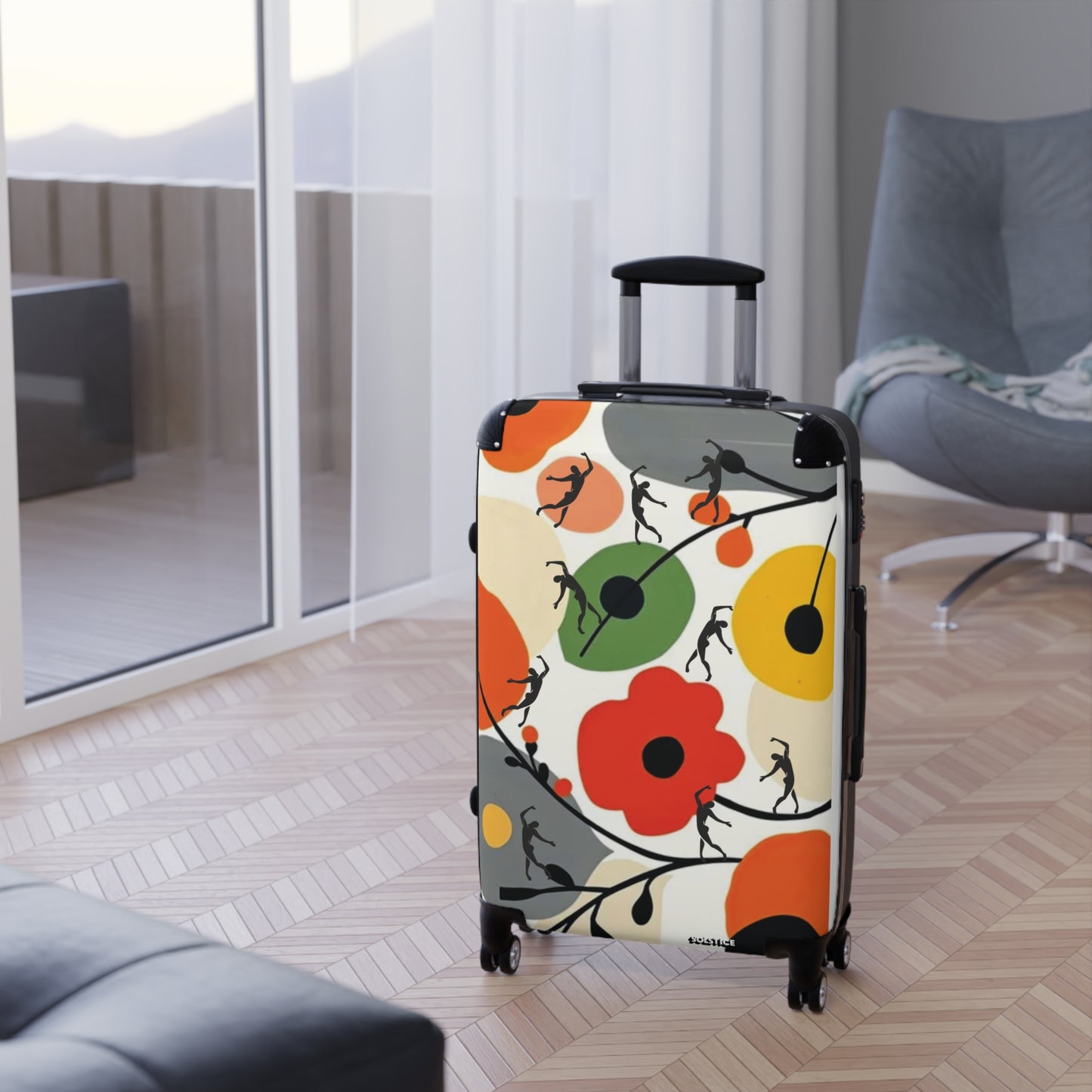 SOLSTICE Matisse flowers chic Suitcase