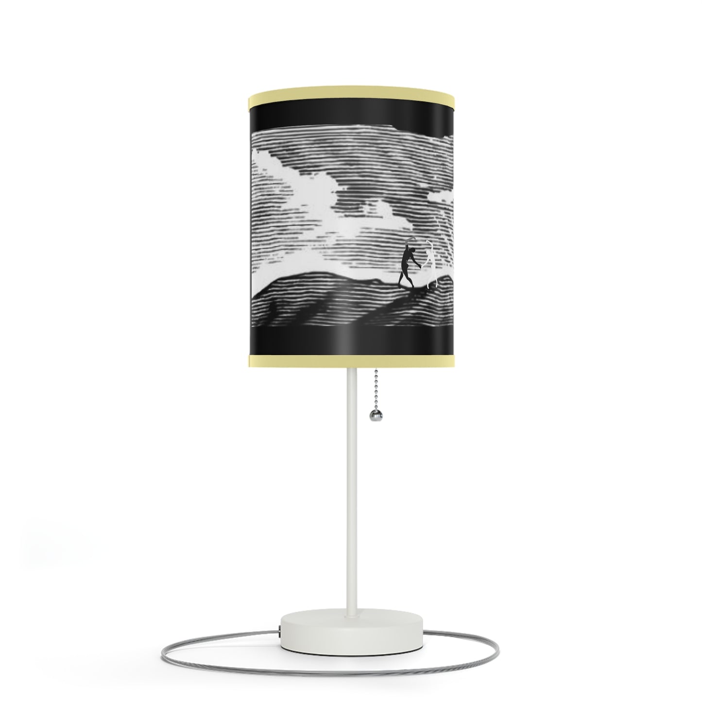 Solstice Engraved Sunrise Lamp on a Stand, US|CA plug