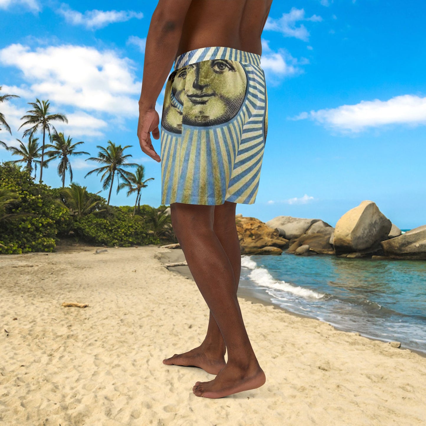 SOLSTICE Vintage Sun Swim Shorts (AOP)