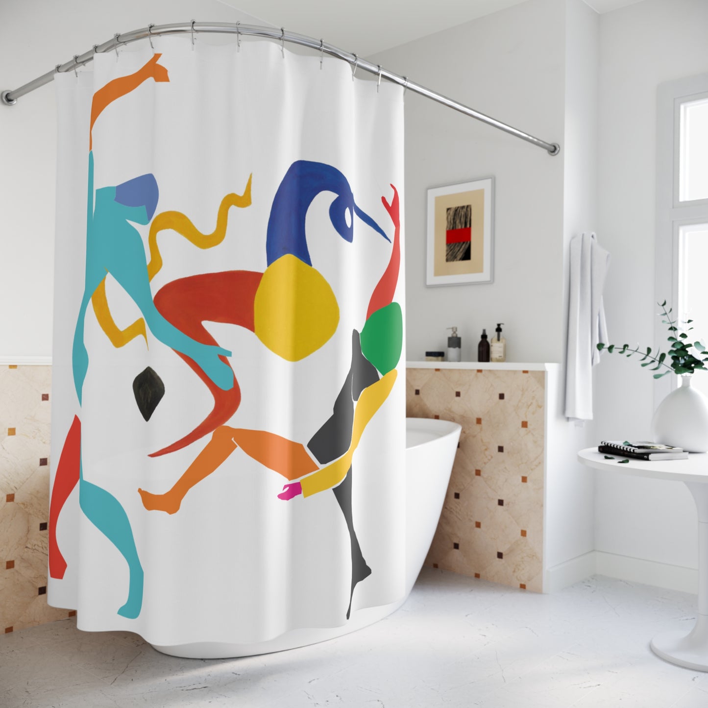 SOLSTICE Matisse Calder Shower Curtain 2