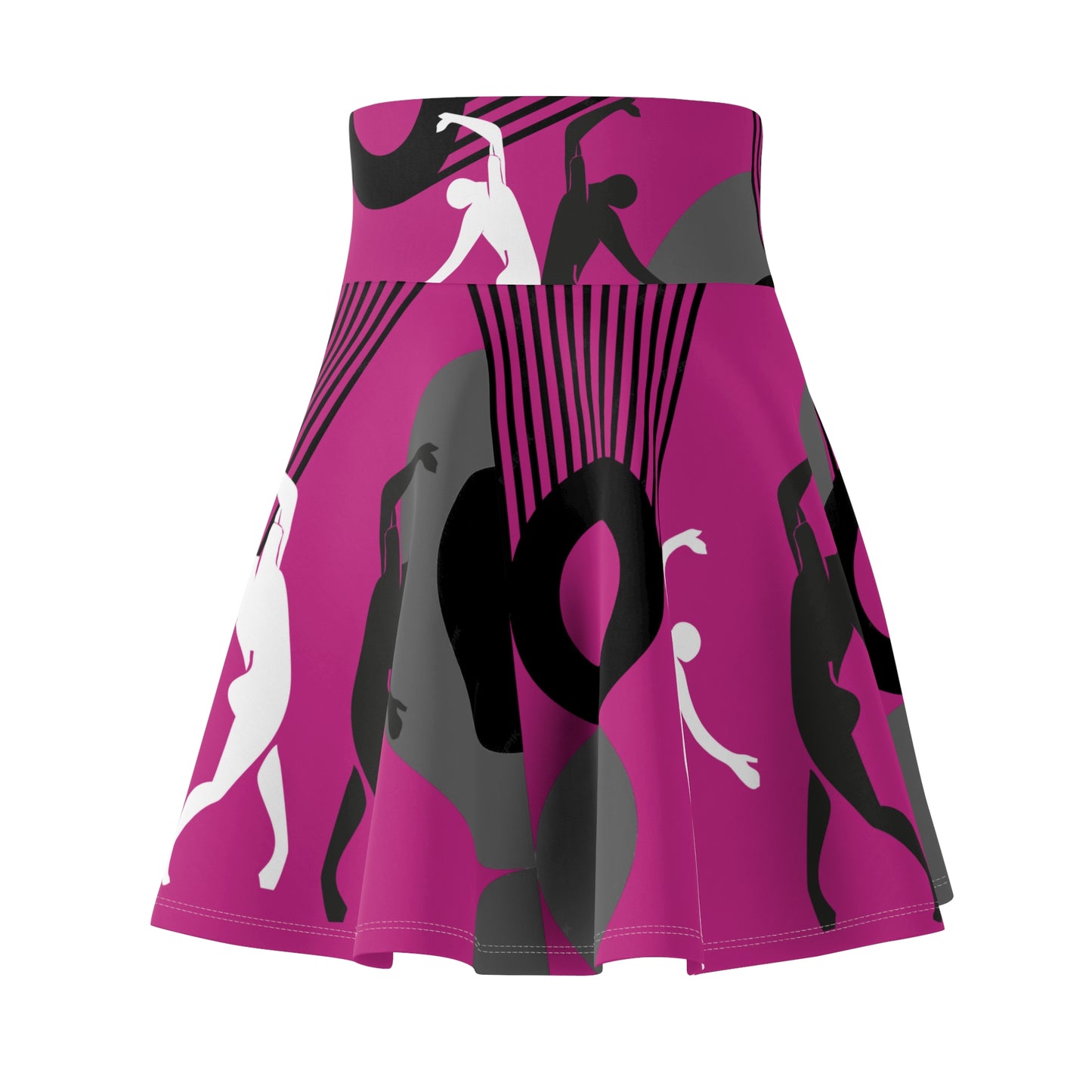 SOLSTICE Bauhaus Skater D Pink Skirt (AOP)