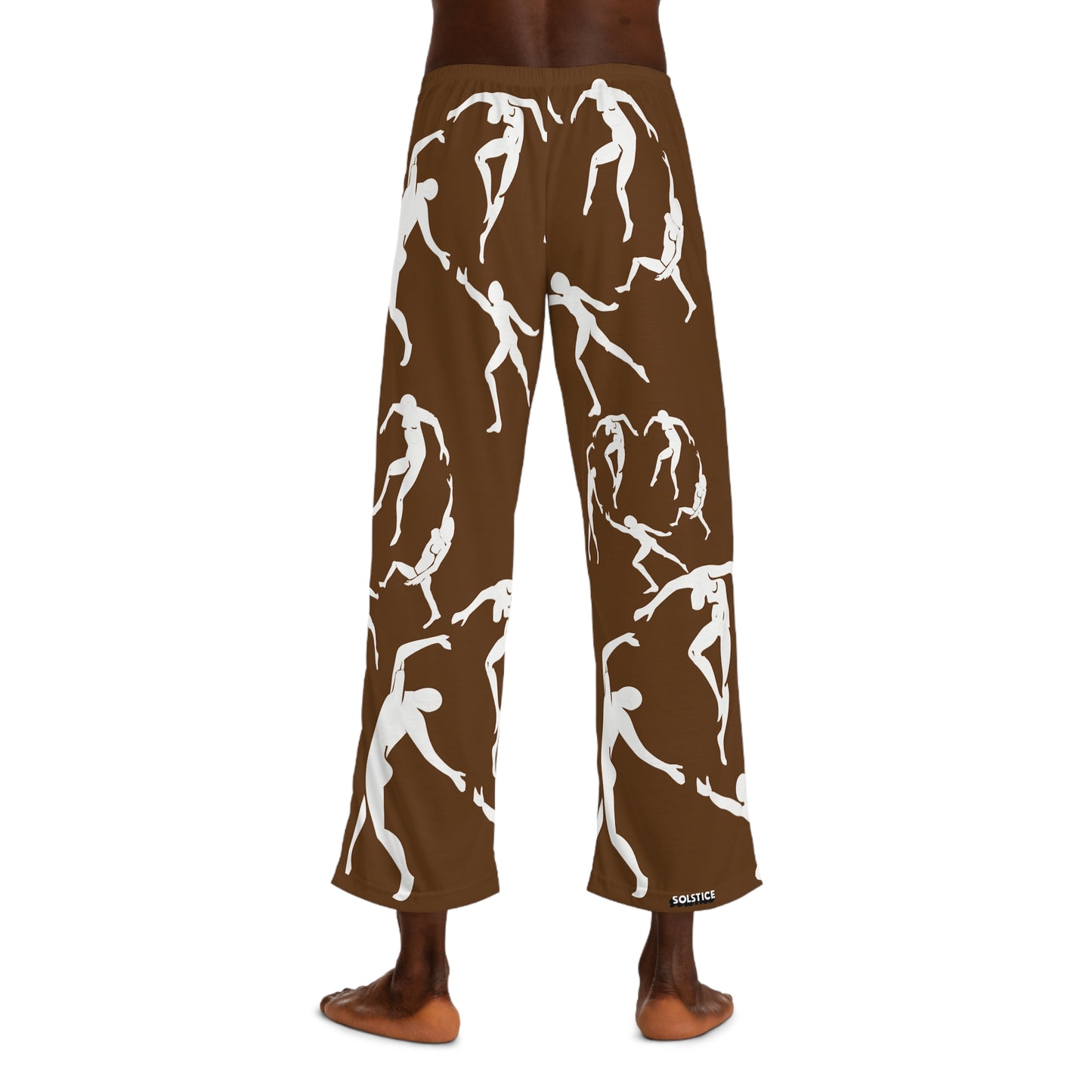 SOLSTICE Matisse Men's brown Pajama Pants (AOP)