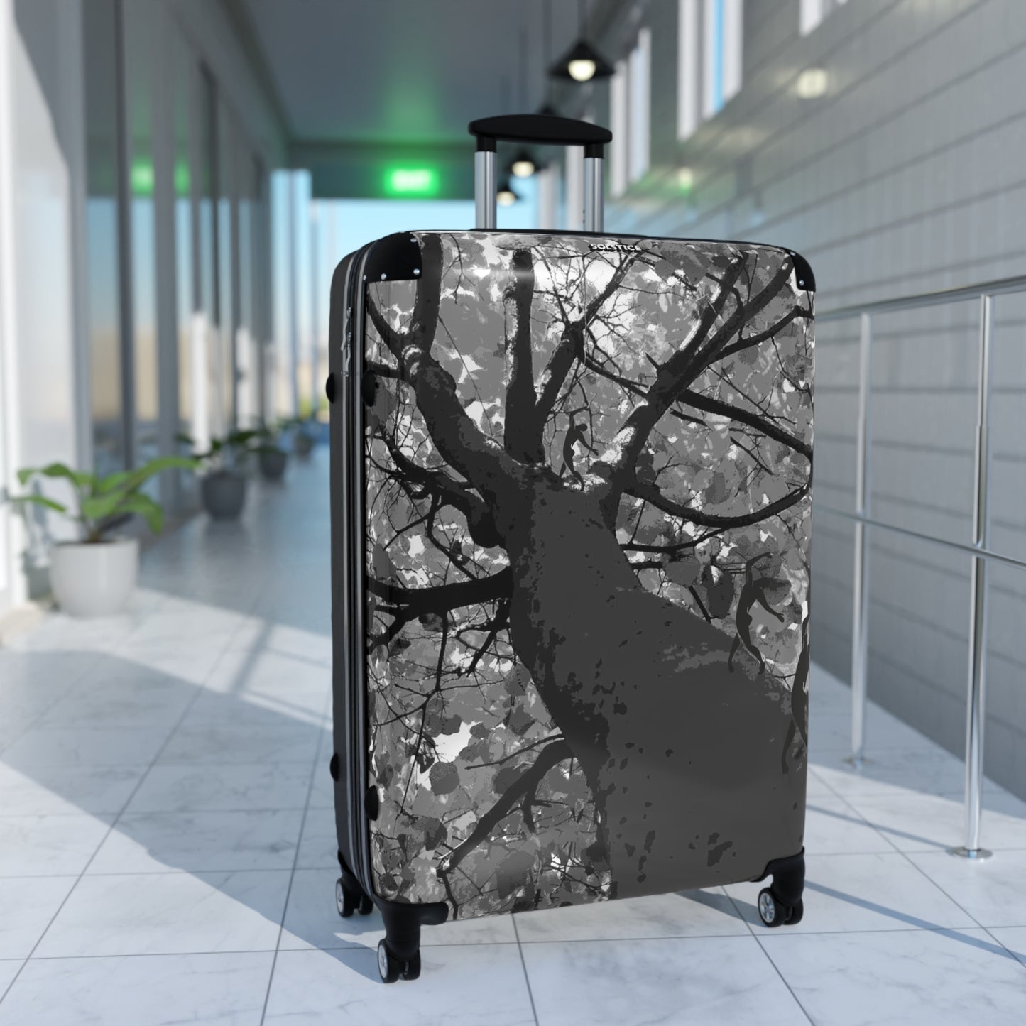 SOLSTICE BlueTree BW with dancers Suitcase