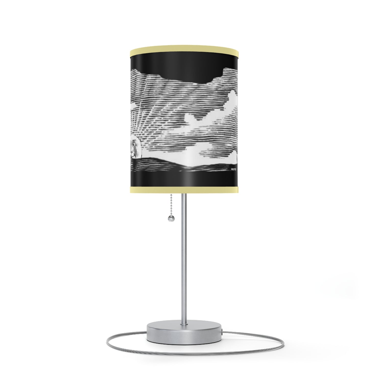 Solstice Engraved Sunrise Lamp on a Stand, US|CA plug