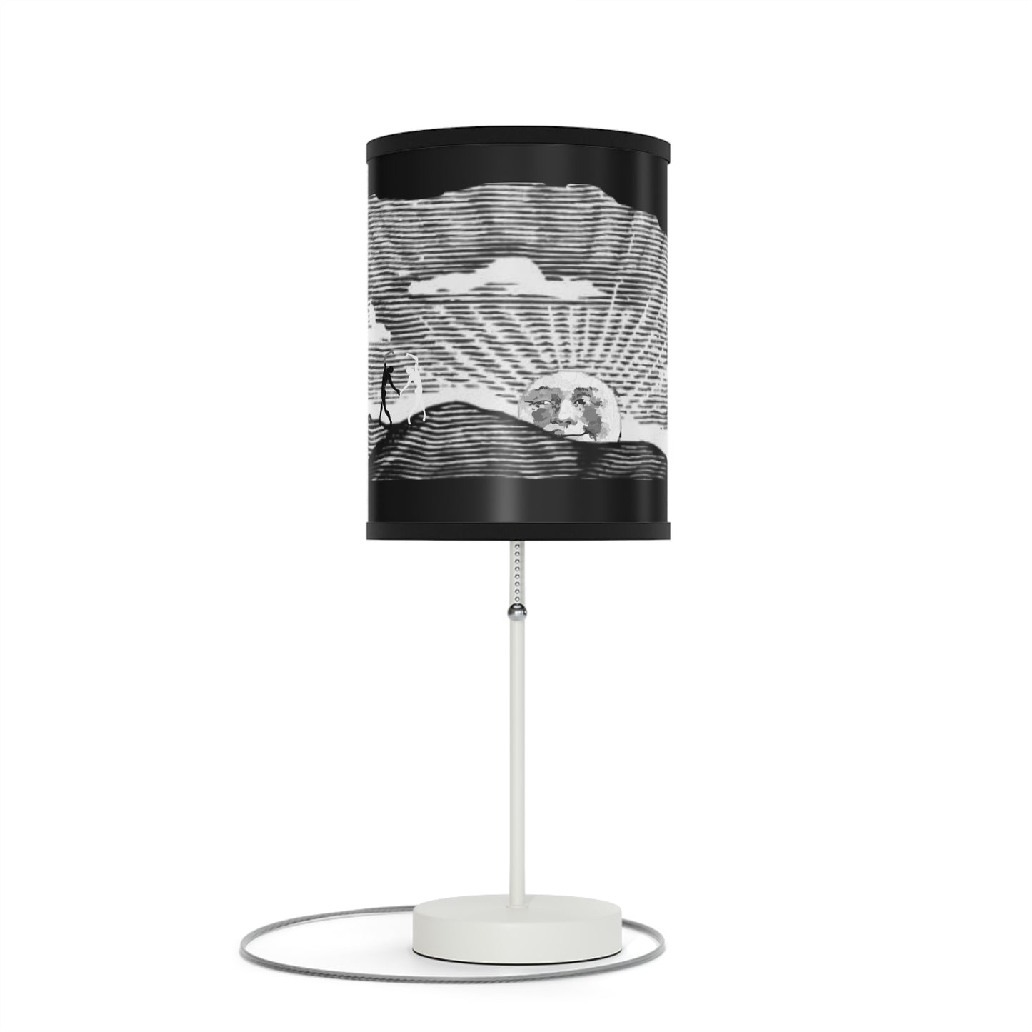 Solstice Engraved Sunrise Lamp on a Stand, US|CA plug