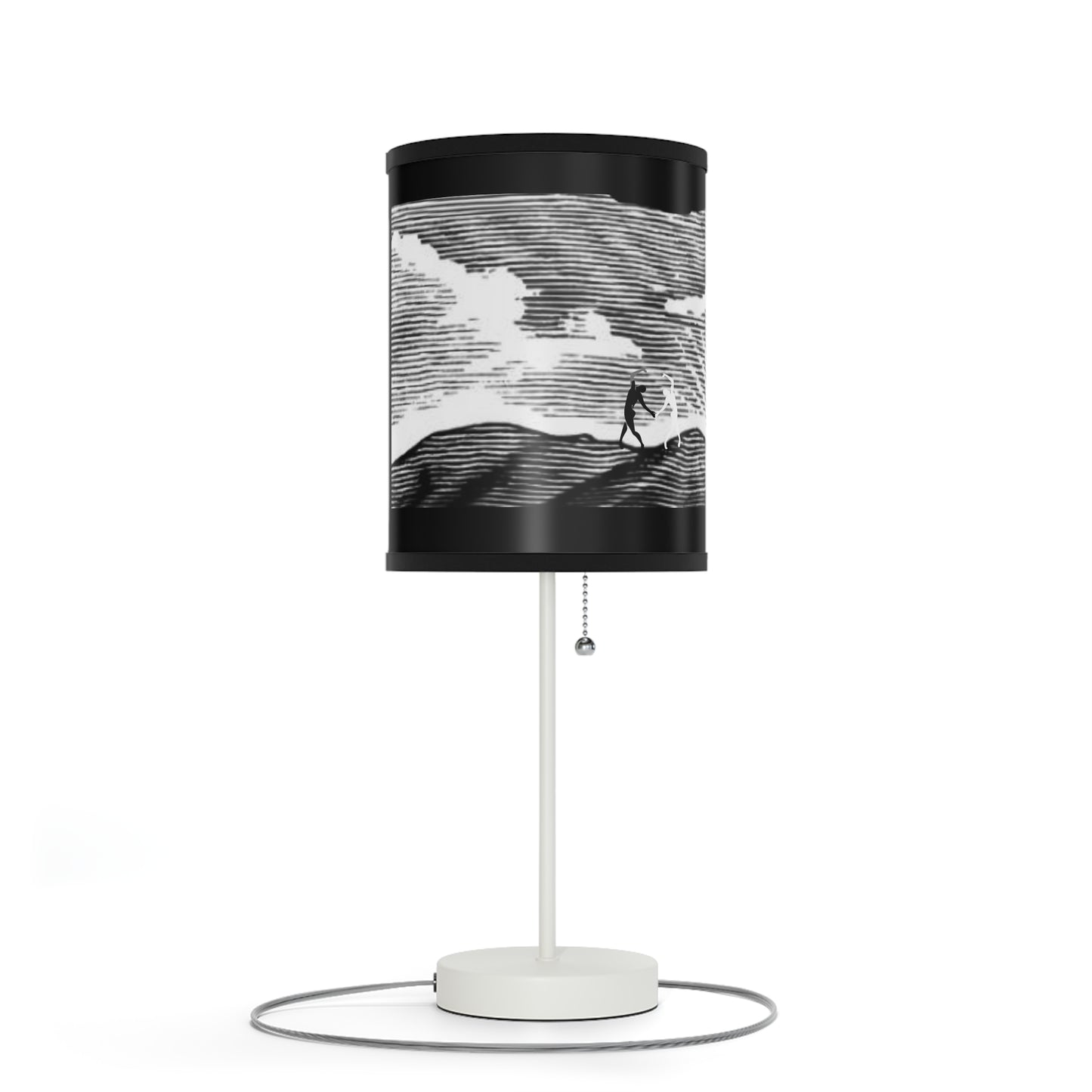 Solstice Engraved Sunrise Lamp on a Stand, US|CA plug