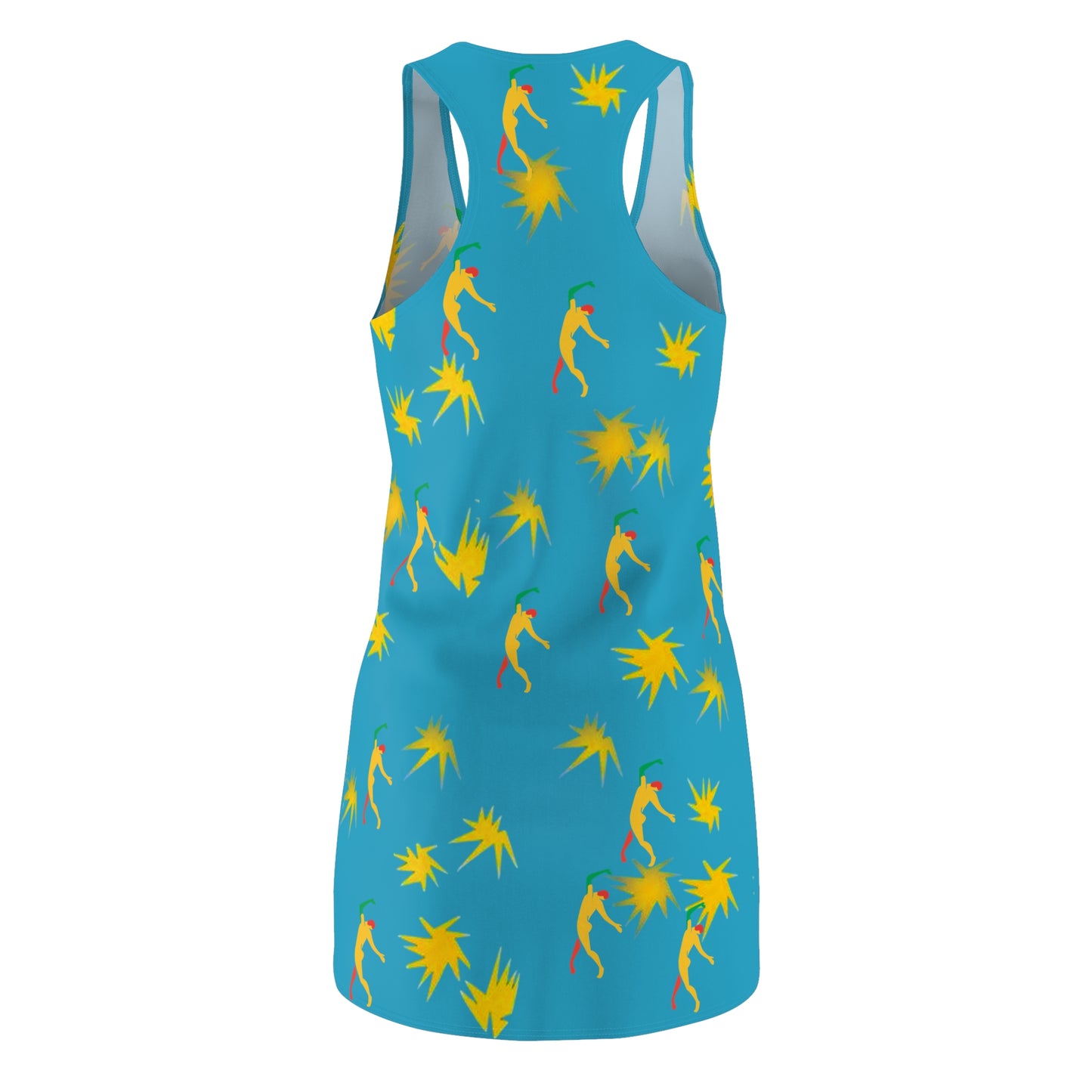 Women's Matisse Stars Cut & Sew Racerback Dress (AOP)