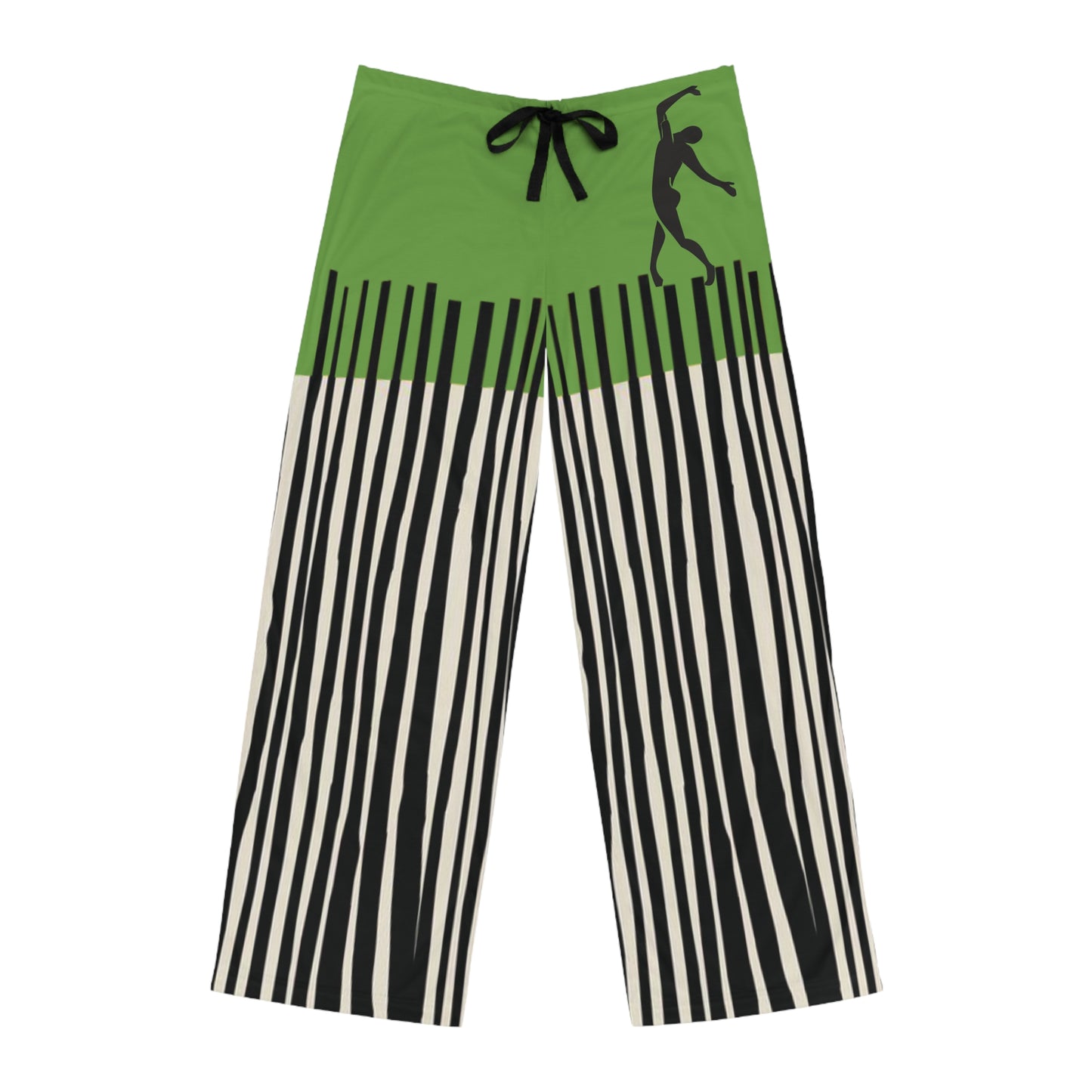 SOLSTICE Bamboo Men's Pajama Green Pants (AOP)