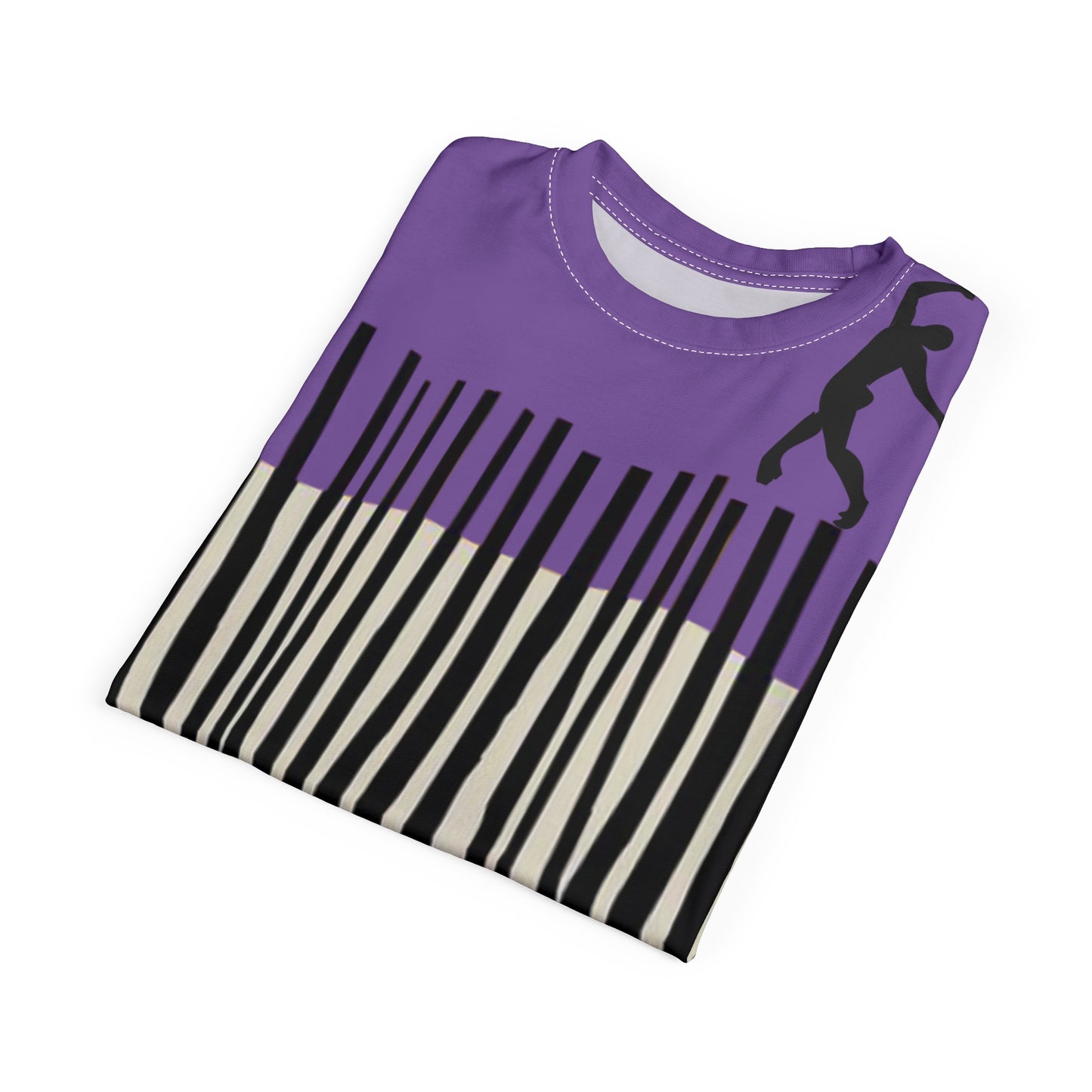 SOLSTICE Bamboo Unisex light purple Cut & Sew Tee (AOP)