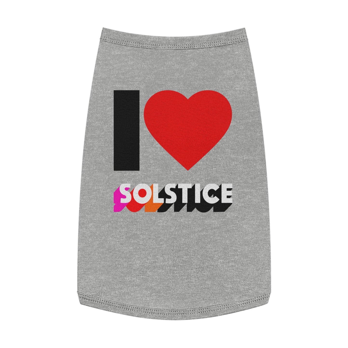 I LOVE SOLSTICE Pet Tank Top
