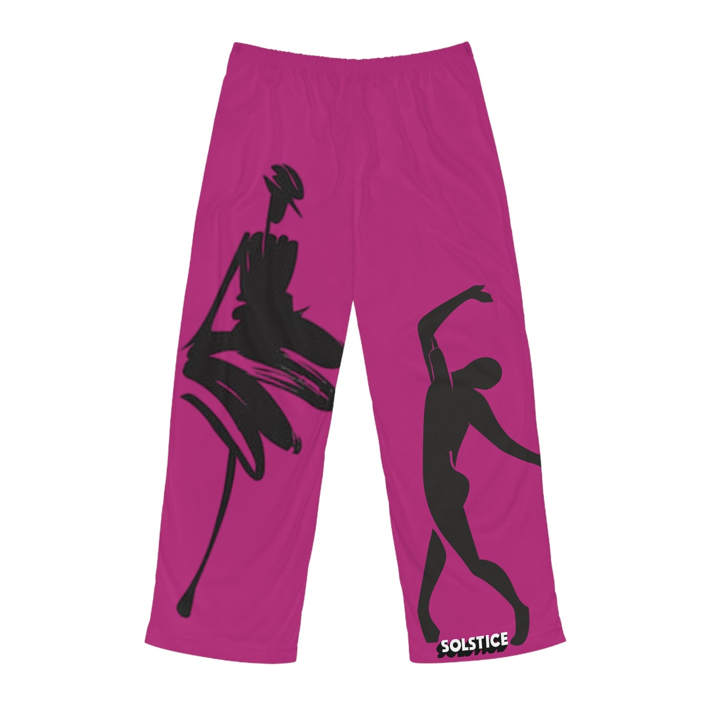 SOLSTICE Fashionist 2 Men's Pajama dark pink Pants (AOP)