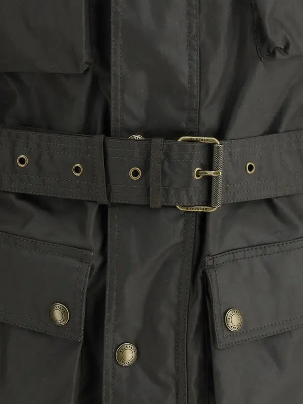 Belstaff Bicolor Luxury Cotton Full-Length Jacket