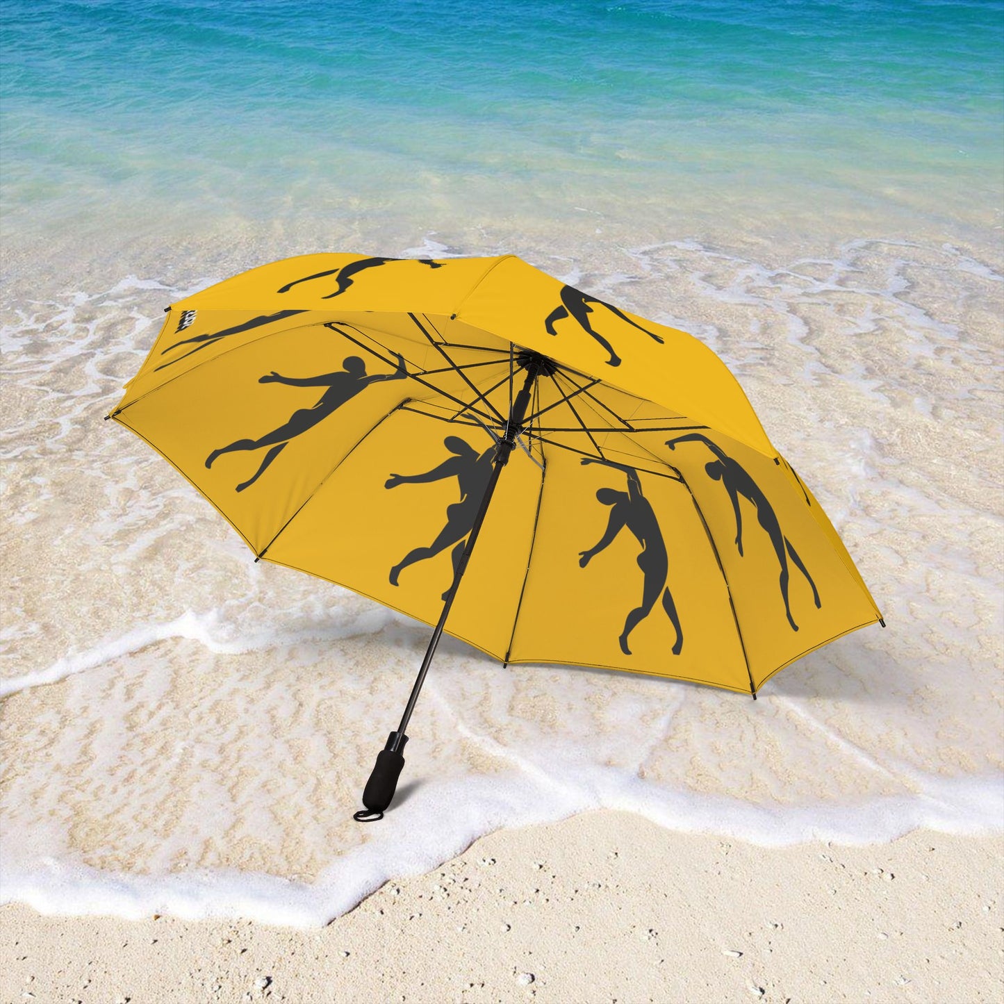 Yellow SOLSTICE Matisse Dancer Semi-Automatic Foldable Umbrella