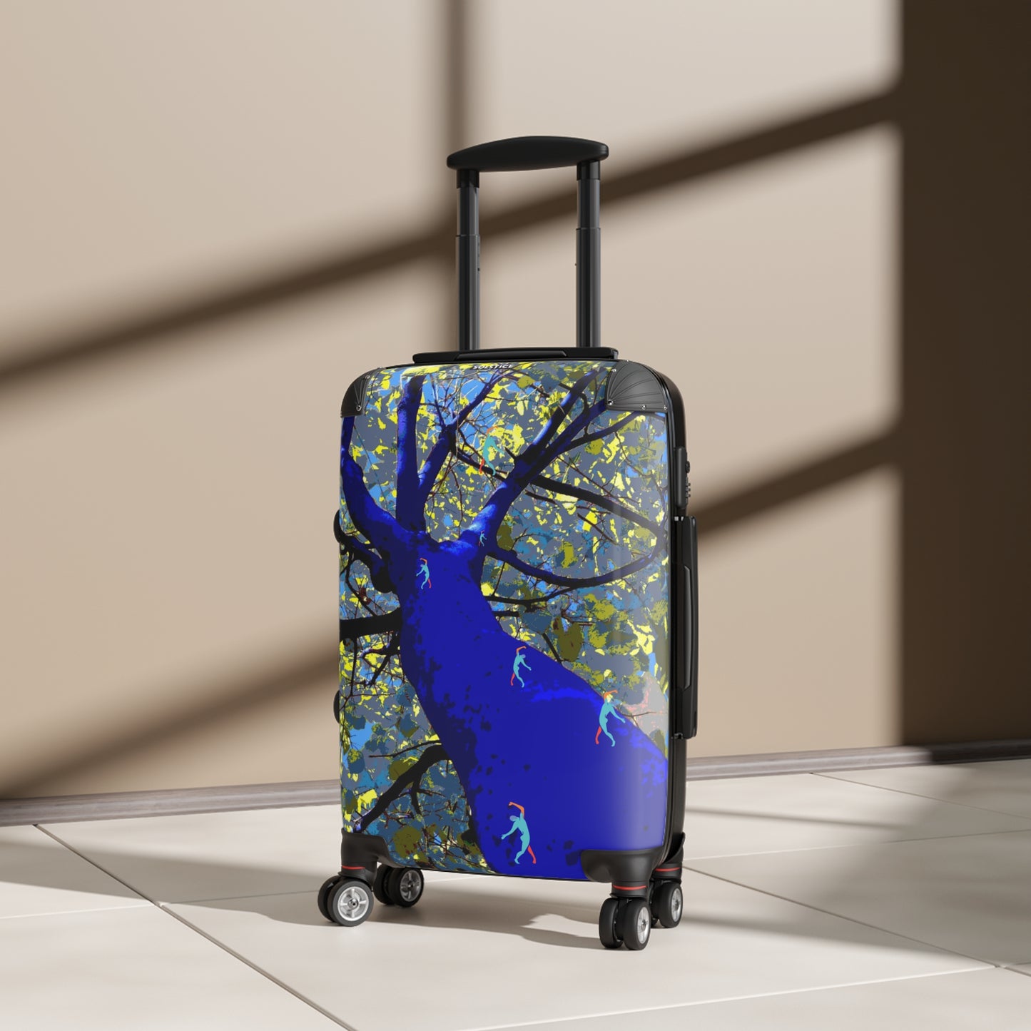 SOLSTICE BlueTree with dancers Suitcase