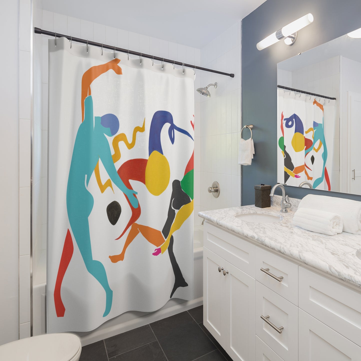 SOLSTICE Matisse Calder Shower Curtain 2