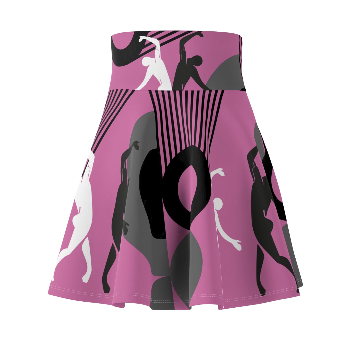 SOLSTICE Bauhaus Skater Pink Skirt (AOP)