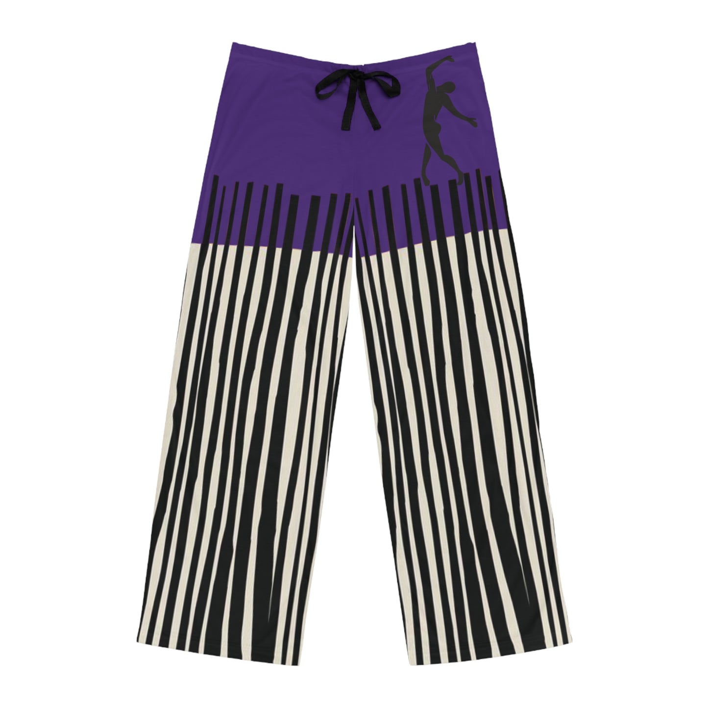 SOLSTICE Bamboo Men's Pajama Purple Pants (AOP)
