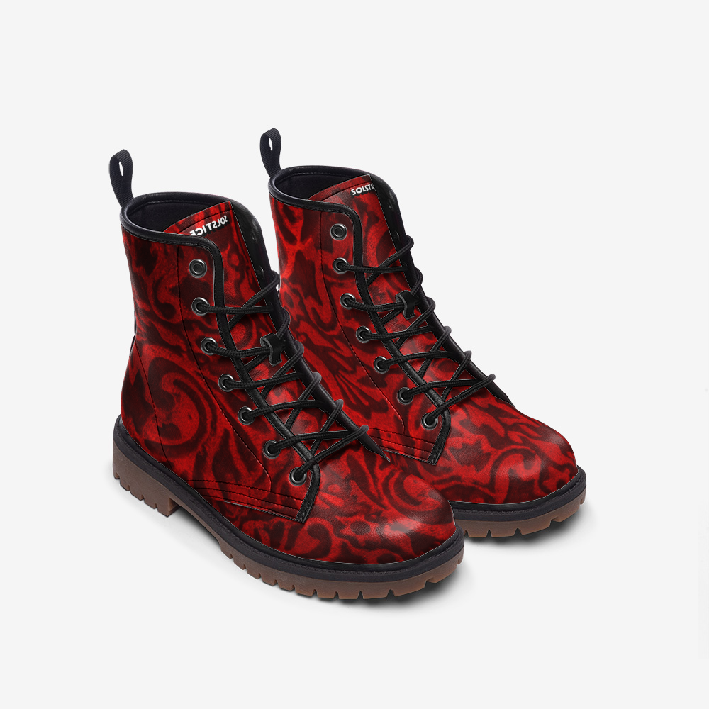 SOLSTICE RED Casual Leather Lightweight boots MT