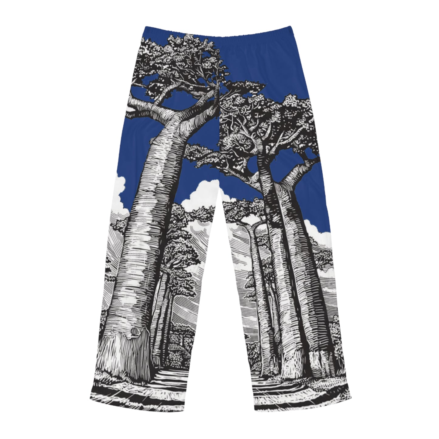 SOLSTICE Baobab Dark Blue Men's Pajama Pants (AOP)