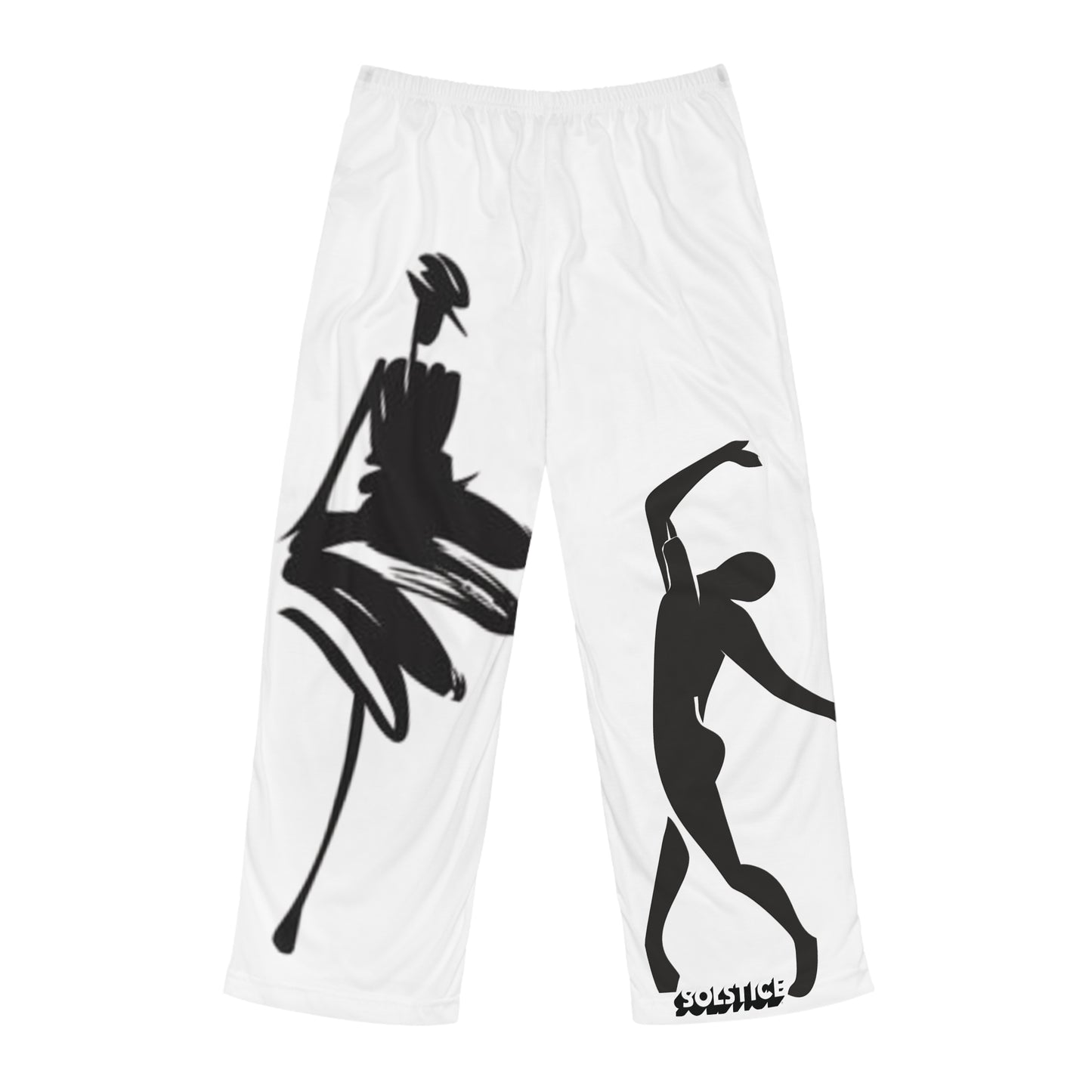 SOLSTICE Fashionist 2 Men's Pajama White Pants (AOP)