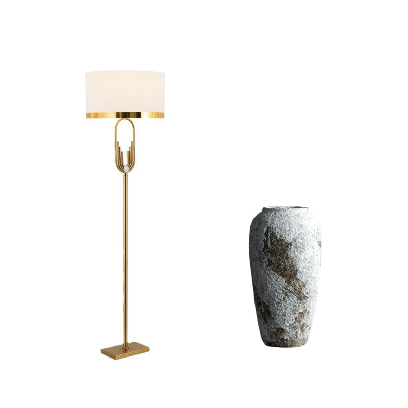 Modern Gold Vertical Reading Desk Floor Lamp