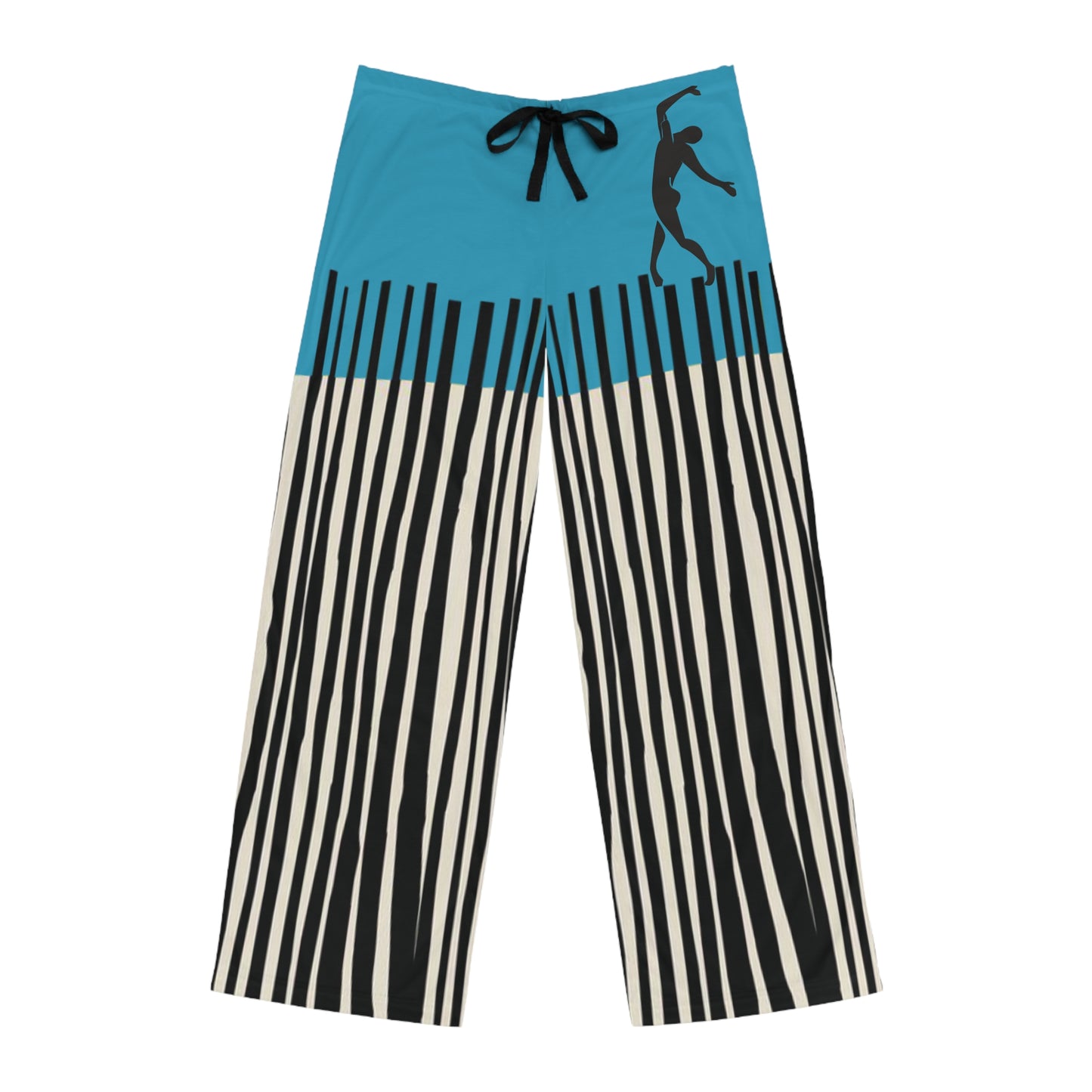 SOLSTICE Bamboo Men's Pajama Turquoise Pants (AOP)