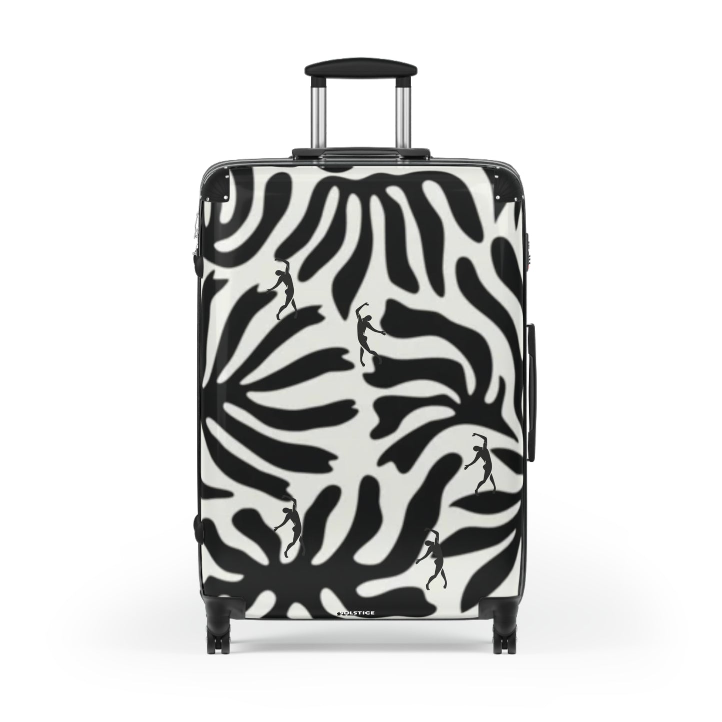 SOLSTICE Matisse BW Leaves with dancers Suitcase