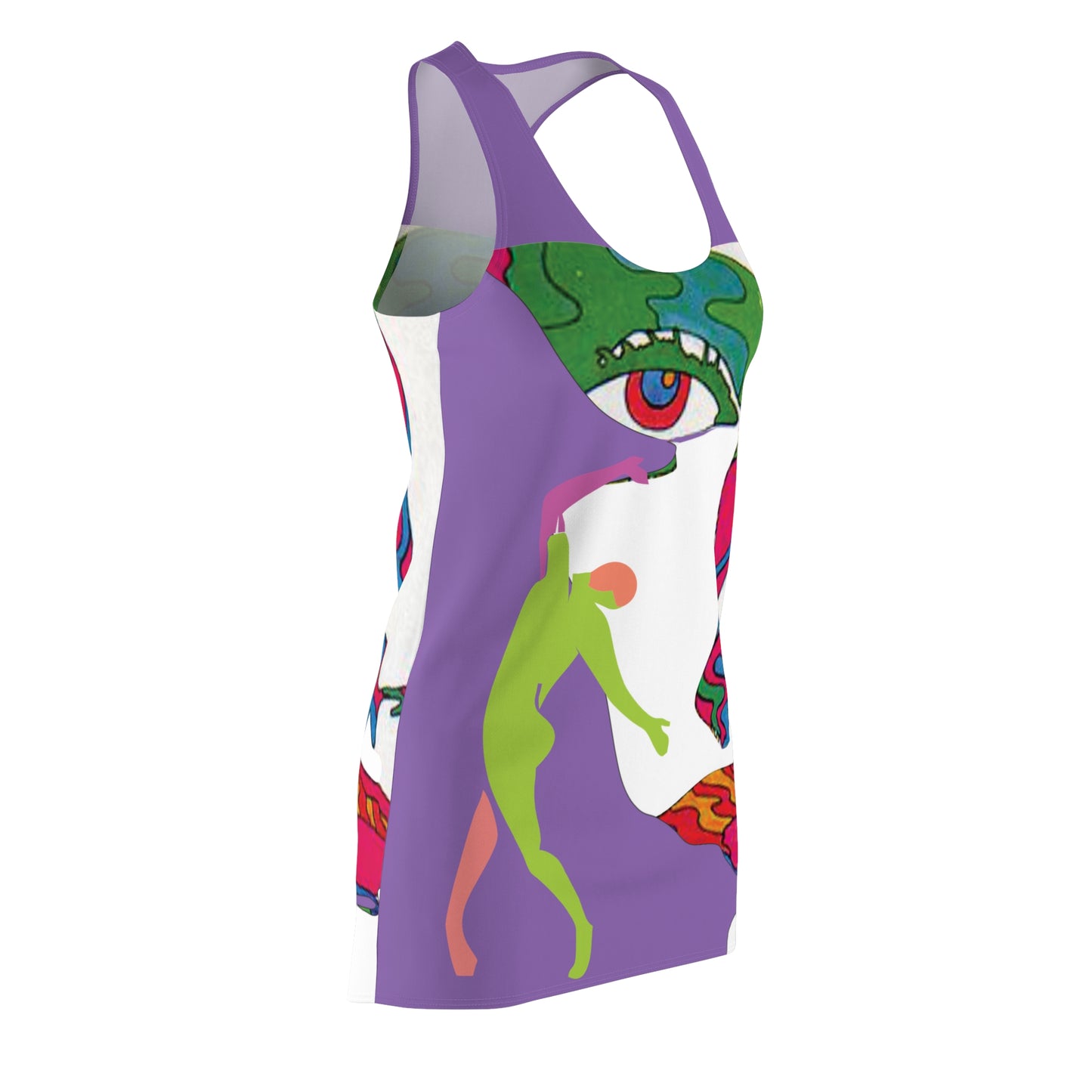 Women's POP ART Cut & Sew Racerback Dress (AOP)