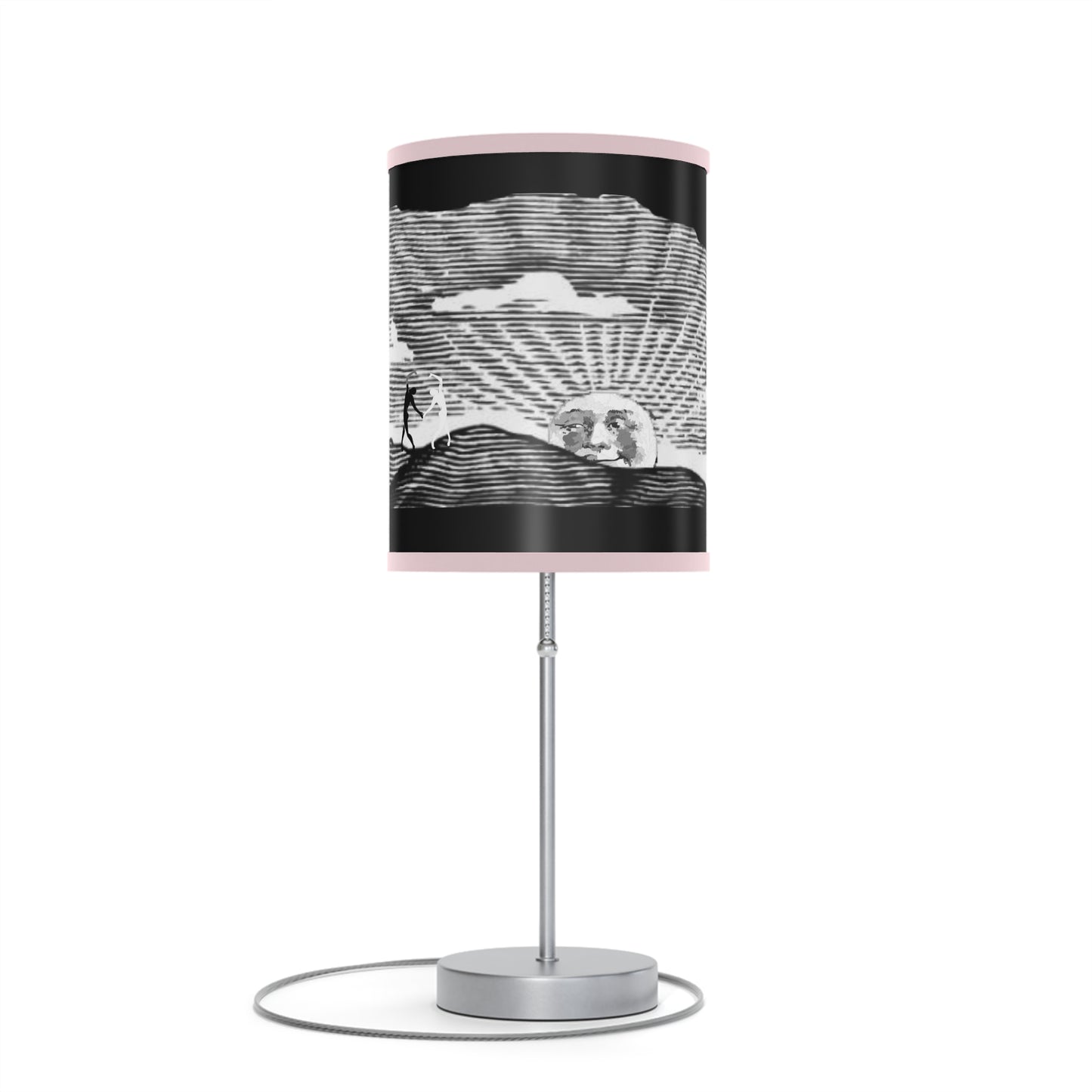 Solstice Engraved Sunrise Lamp on a Stand, US|CA plug