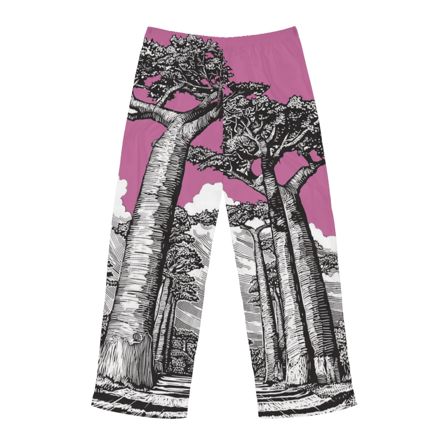 SOLSTICE Baobab Pink Men's Pajama Pants (AOP)