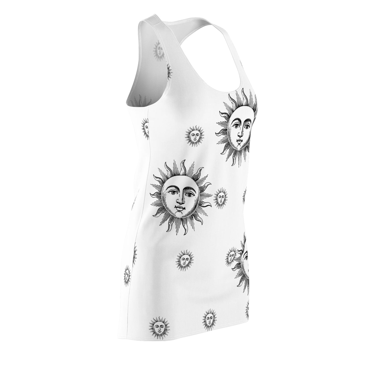 Women's Solstice Sun W Cut & Sew Racerback Dress (AOP)