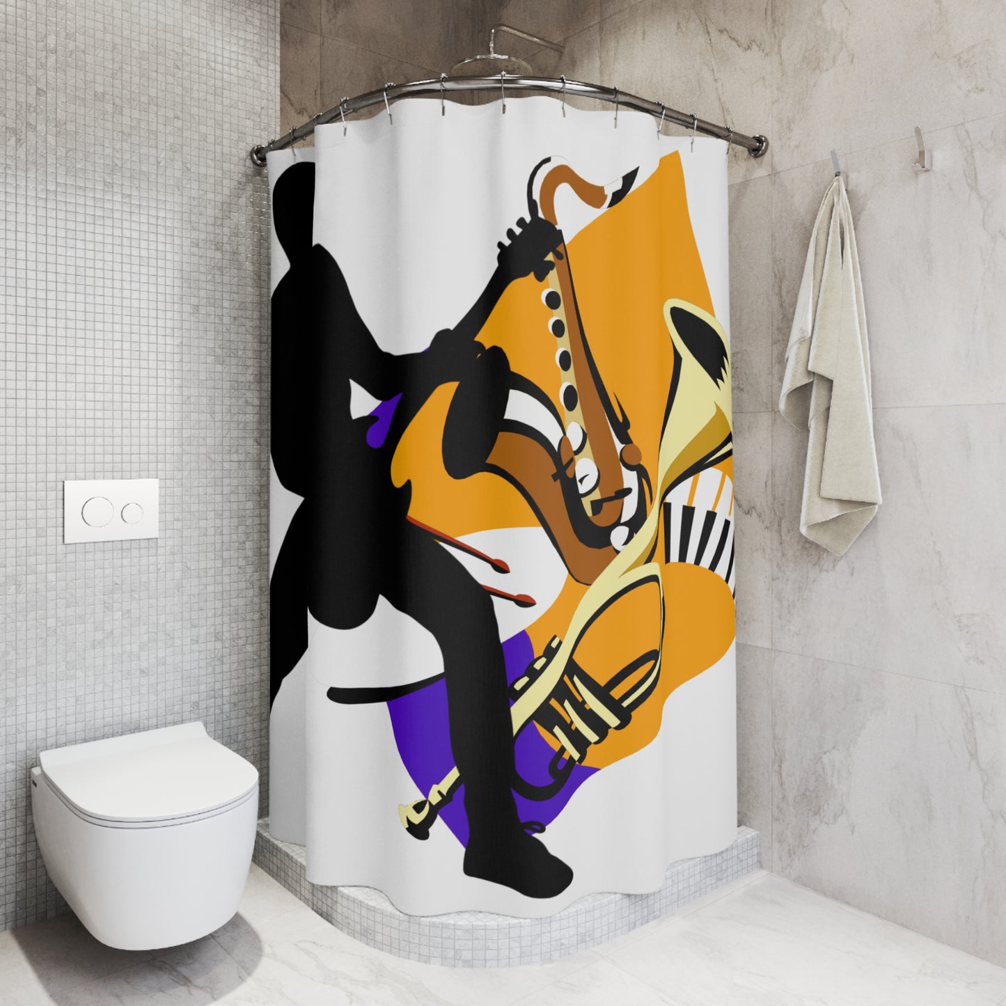 SOLSTICE Shower Curtain music 8