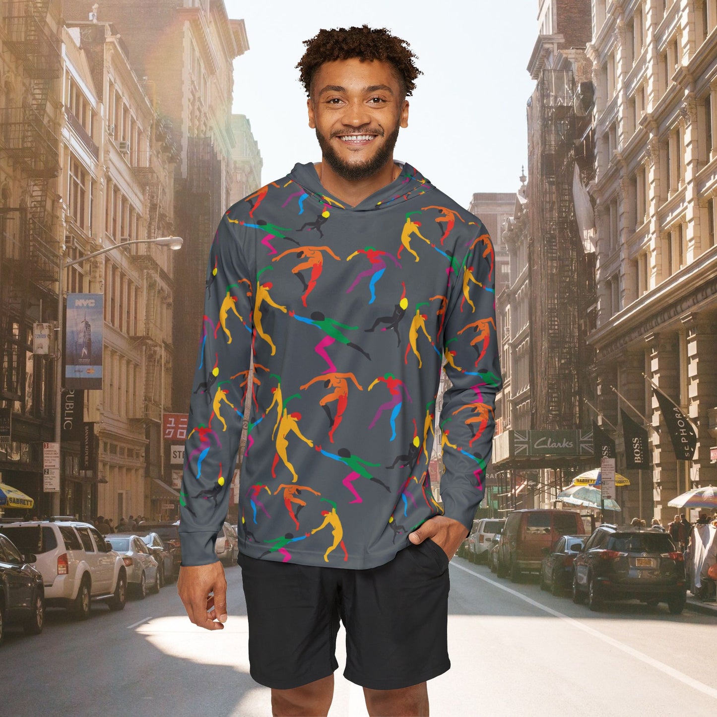 Men's SOLSTICE DANCE Sports white Warmup Hoodie (AOP) gray