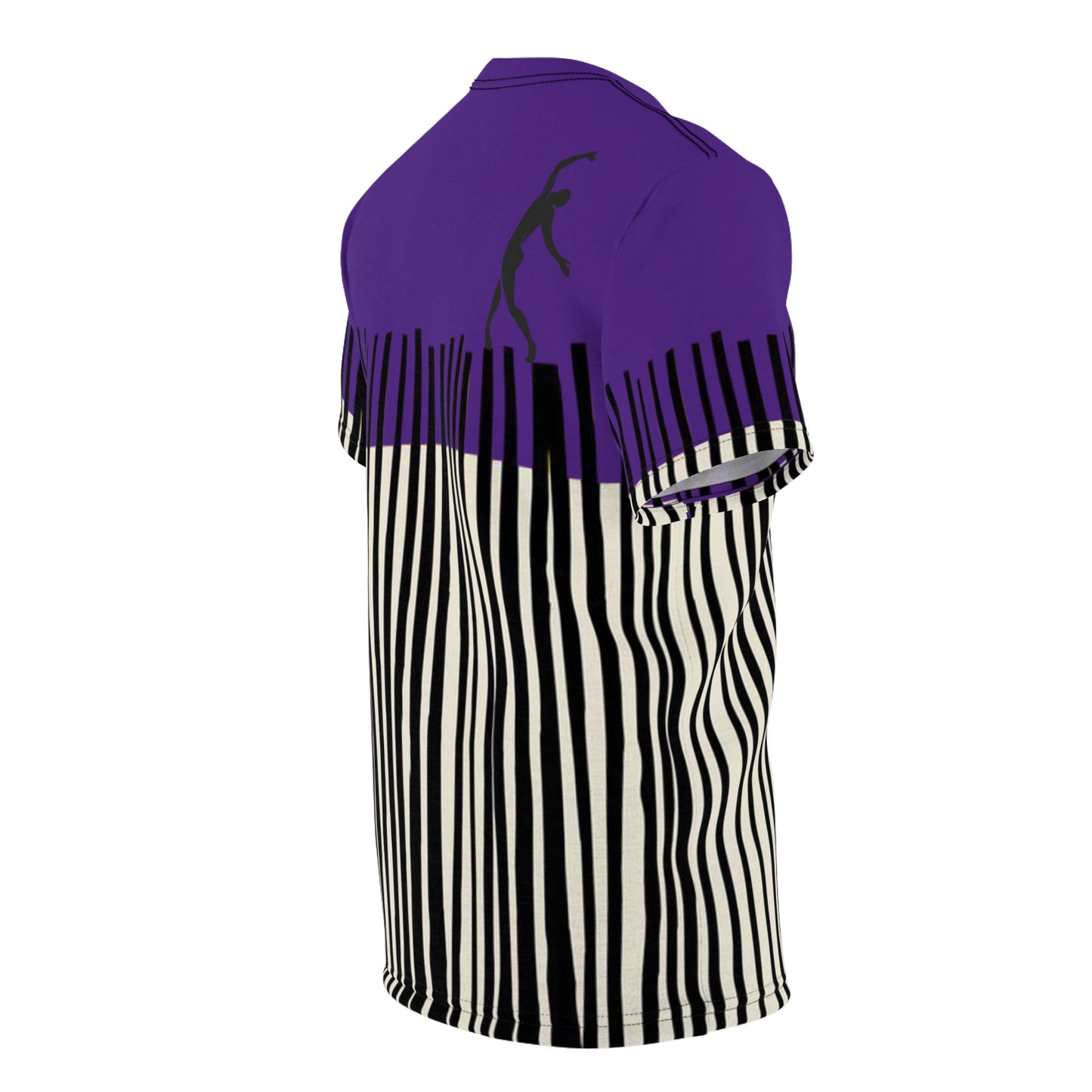 SOLSTICE Bamboo purple Unisex Cut & Sew Tee (AOP)